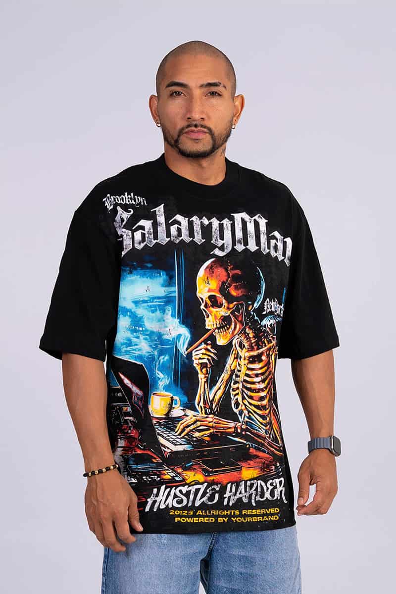 Camiseta oversize  salary - miniatura 1