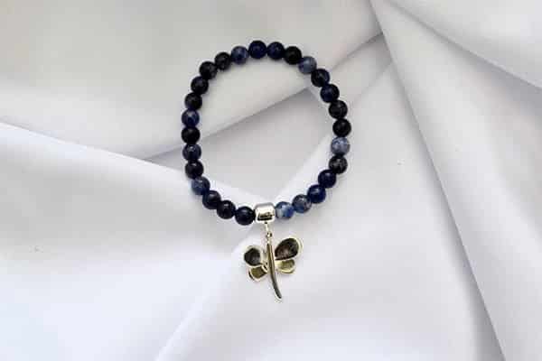 Pulsera Sodalita dije libélula M - miniatura 2