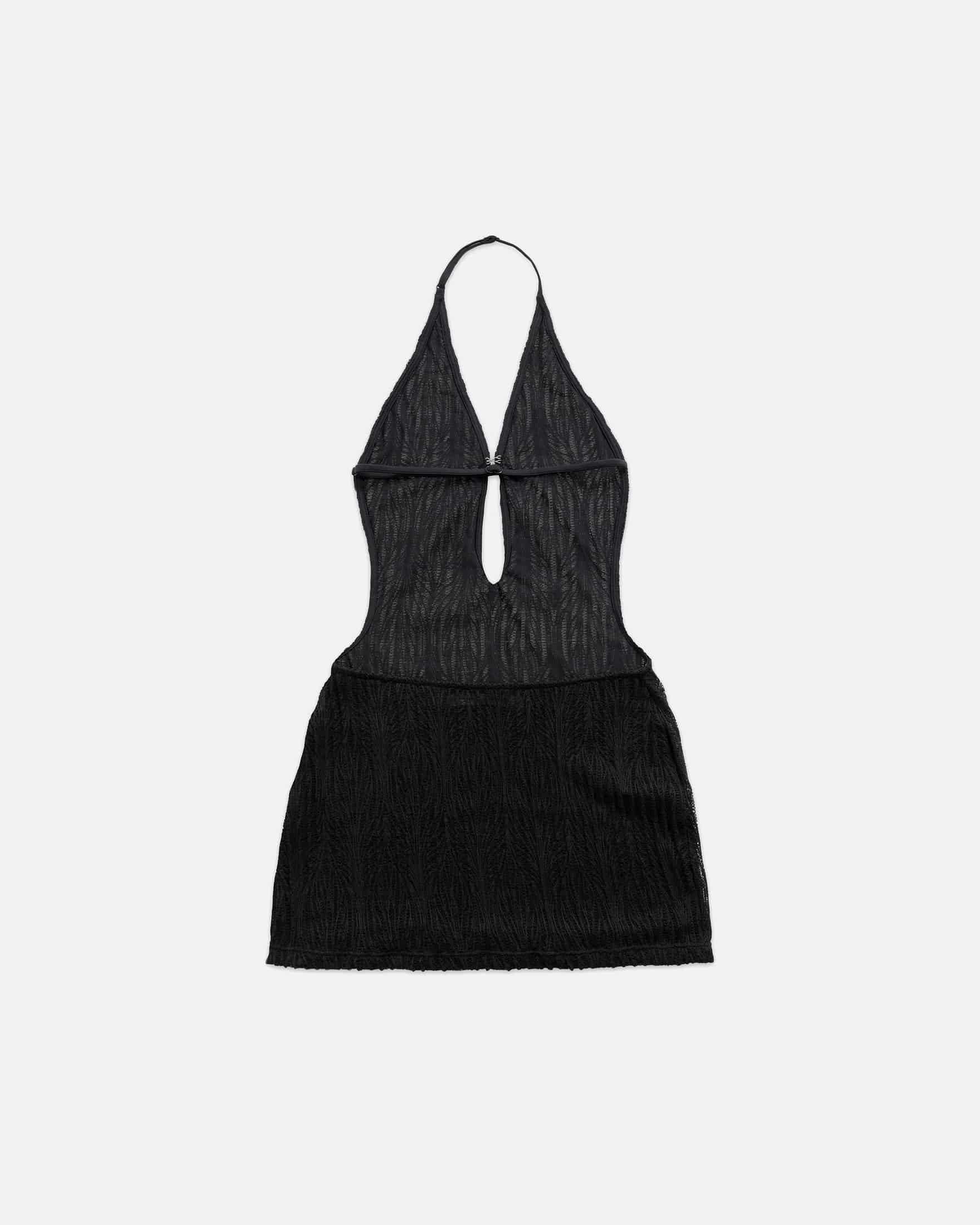 Basics Transparent Dress Black - miniatura 3