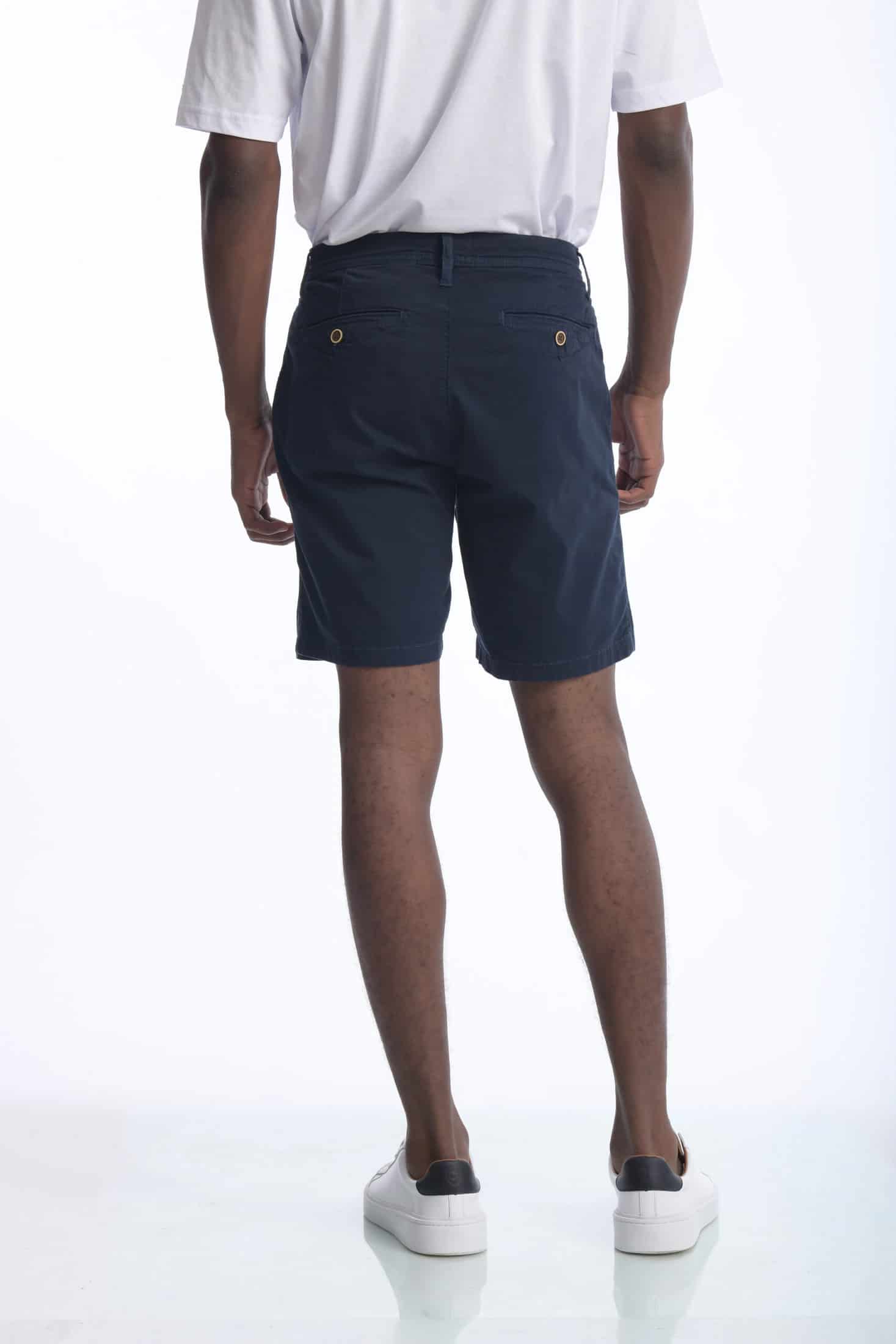 Bermuda Chino Dril Azul Marino - miniatura 7