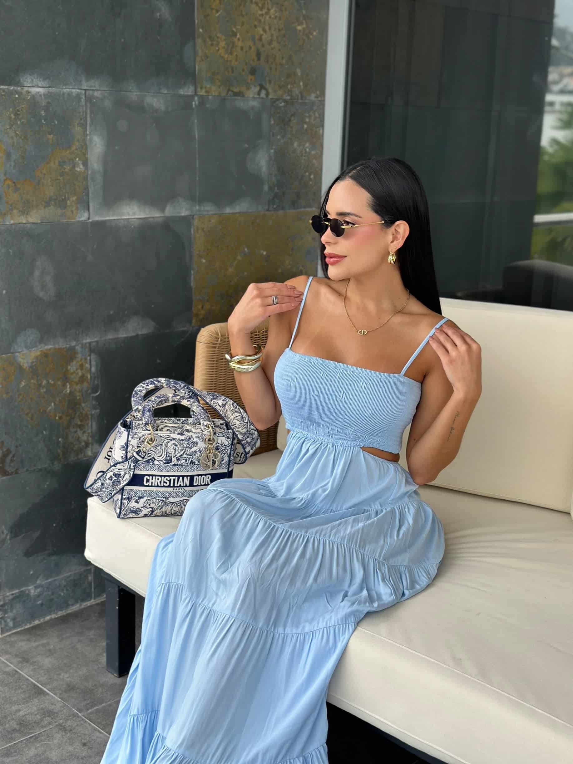 VESTIDO ASTRID AZUL - miniatura 4