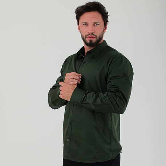 CAMISA ML 100% ALGODON HOMBRE - miniatura 7