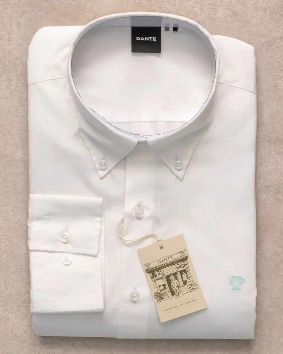 Camisa Antimanchas Popelina Blanco Logo Azul Claro - miniatura 12