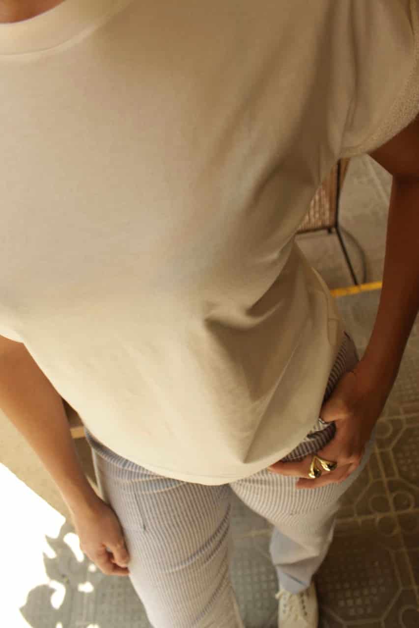 T-SHIRT LUZ SOLAR IVORY - miniatura 5