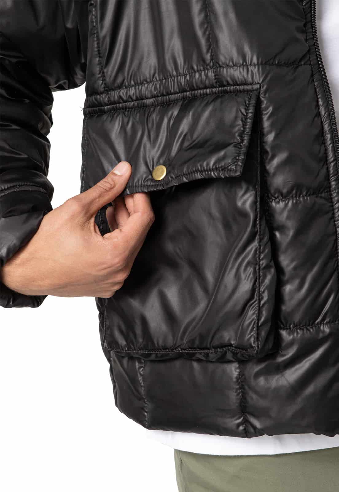Chaqueta puffer negra - miniatura 12