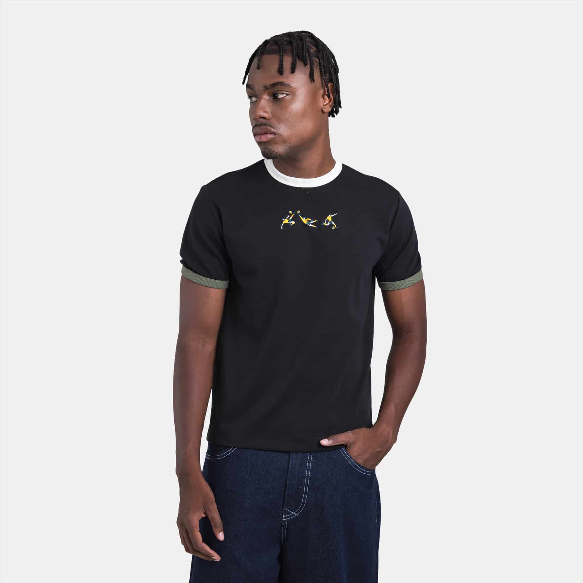 Gol Ringer Tee Negro - miniatura 6