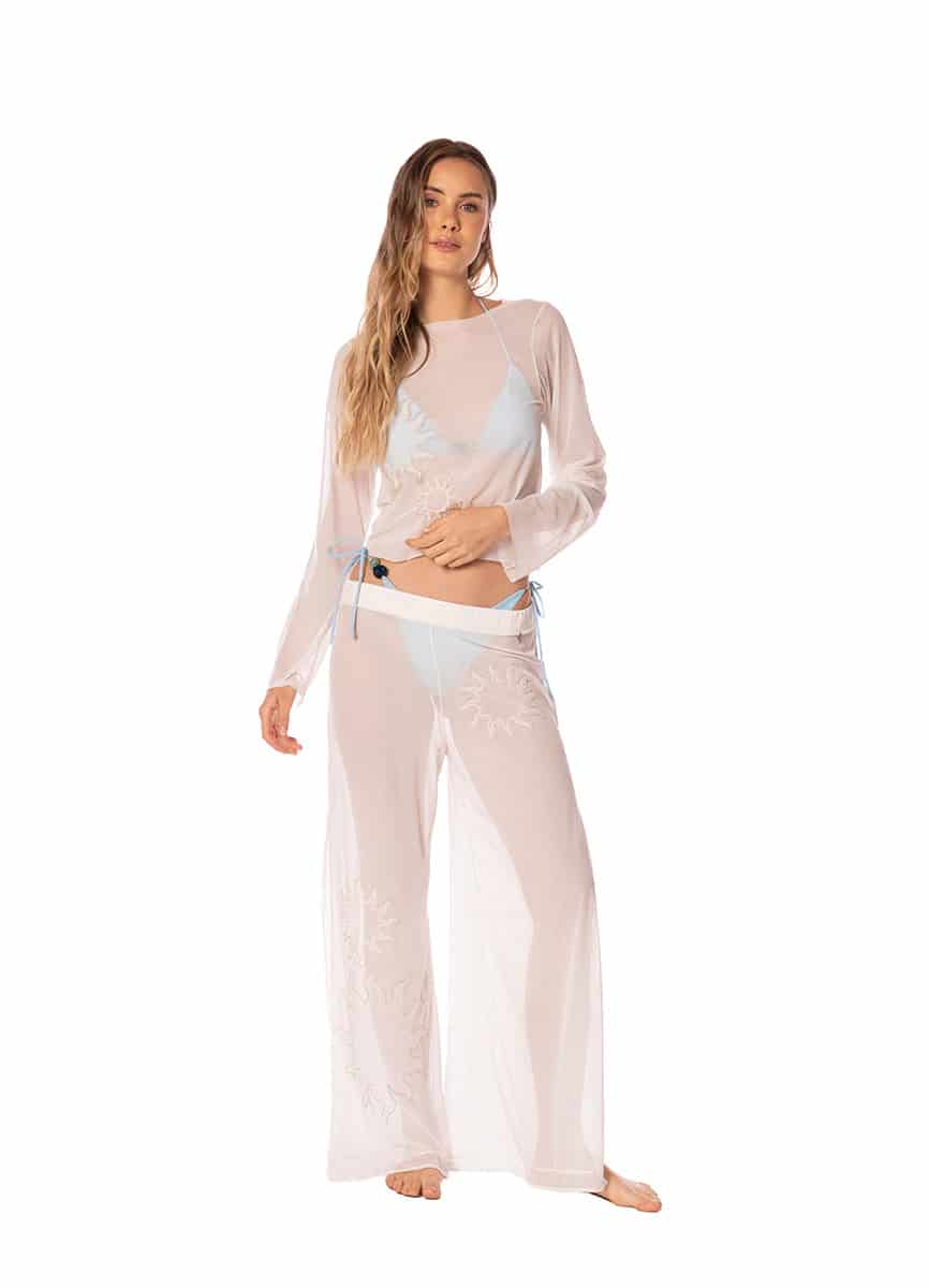 CRYSTAL SHORE CARLOTA MESH SWEATER 9536 - miniatura 4
