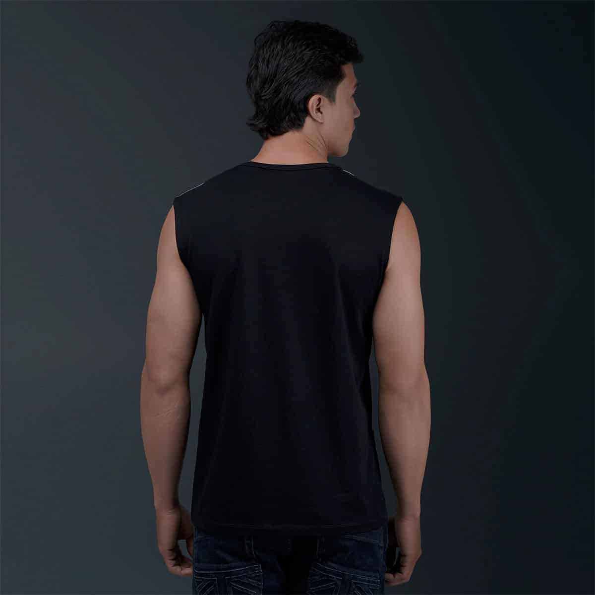 Camiseta Manga Sisa Negra - miniatura 2