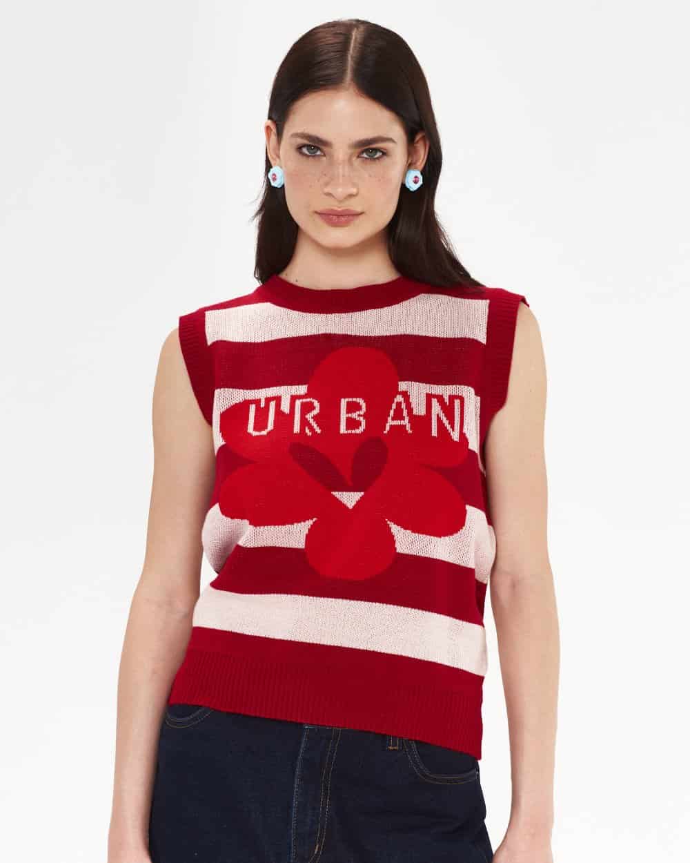 CRUSH KNIT VEST - miniatura 1