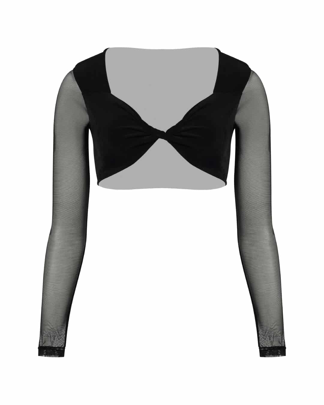 Crop top - GALA NEGRO: Tallas S-M - miniatura 2