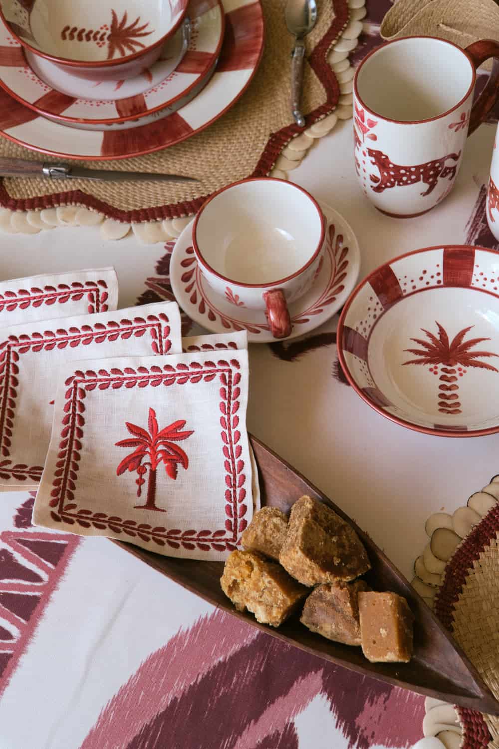 Platanera Cocktail Napkin Set of 4 - miniatura 3