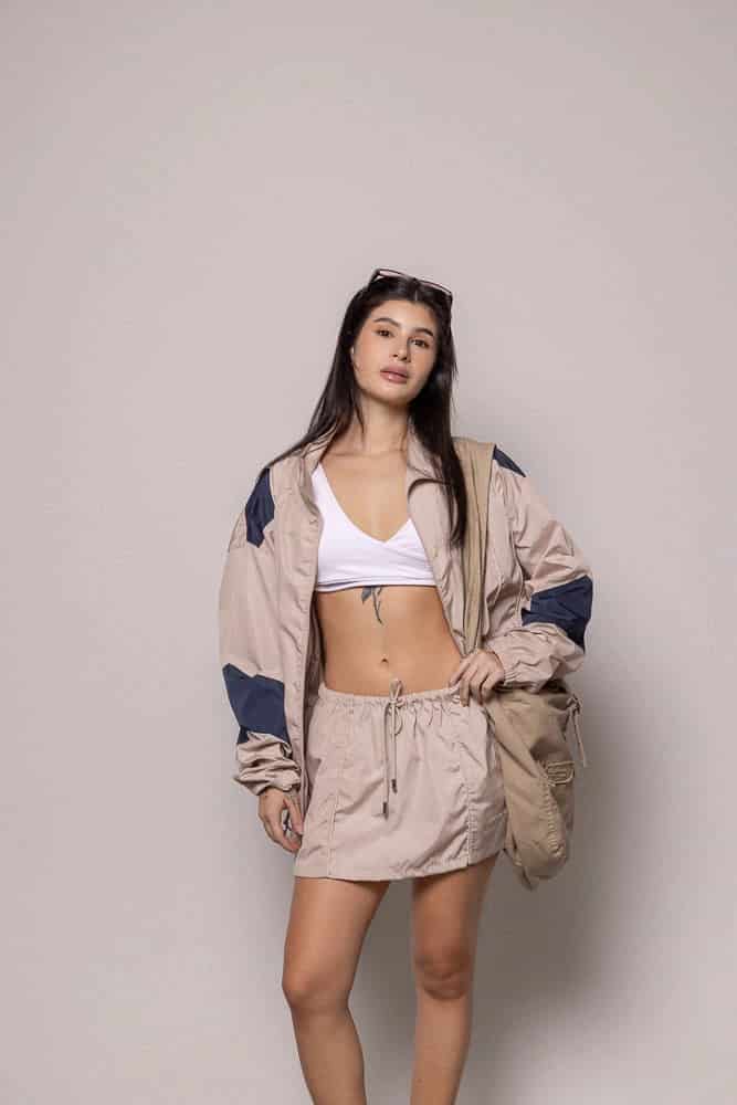 Chaqueta 8727 Antifluido Dama-Beige - miniatura 4