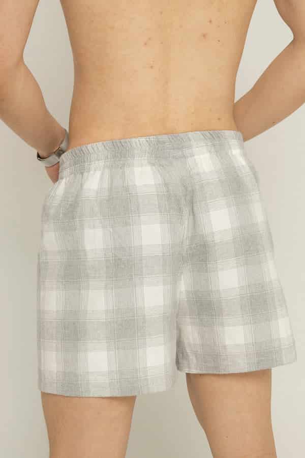 Boxer Unisex Cuadros-Gris - miniatura 6