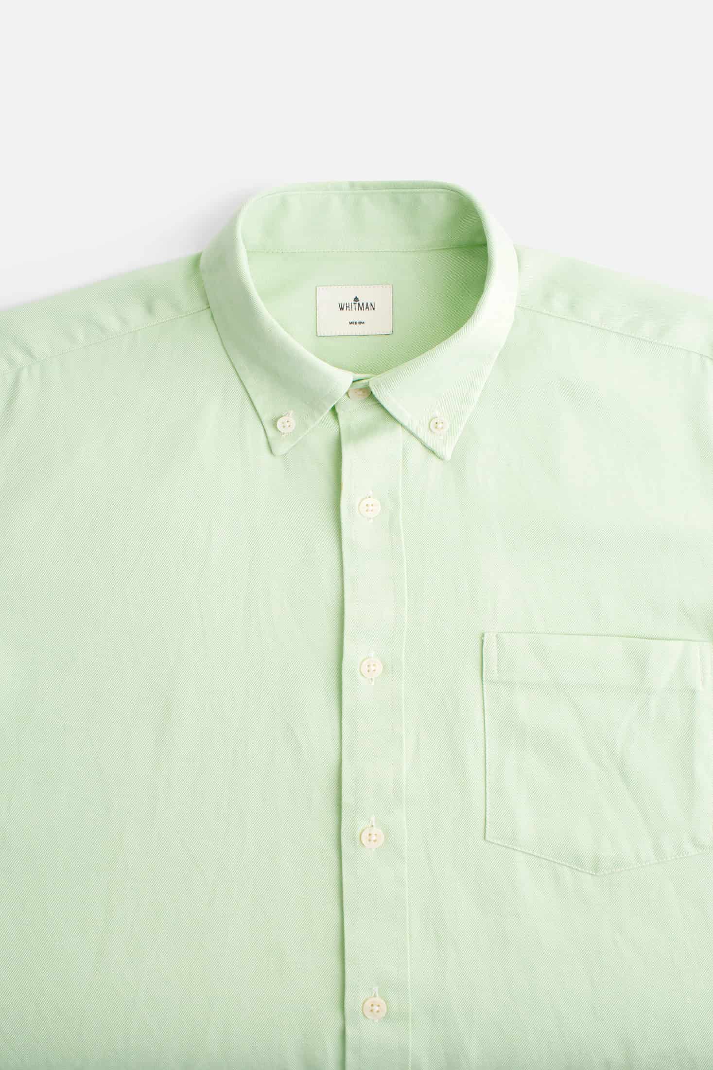 Camisa H CF Hamilton Tencel Verde Claro - miniatura 2