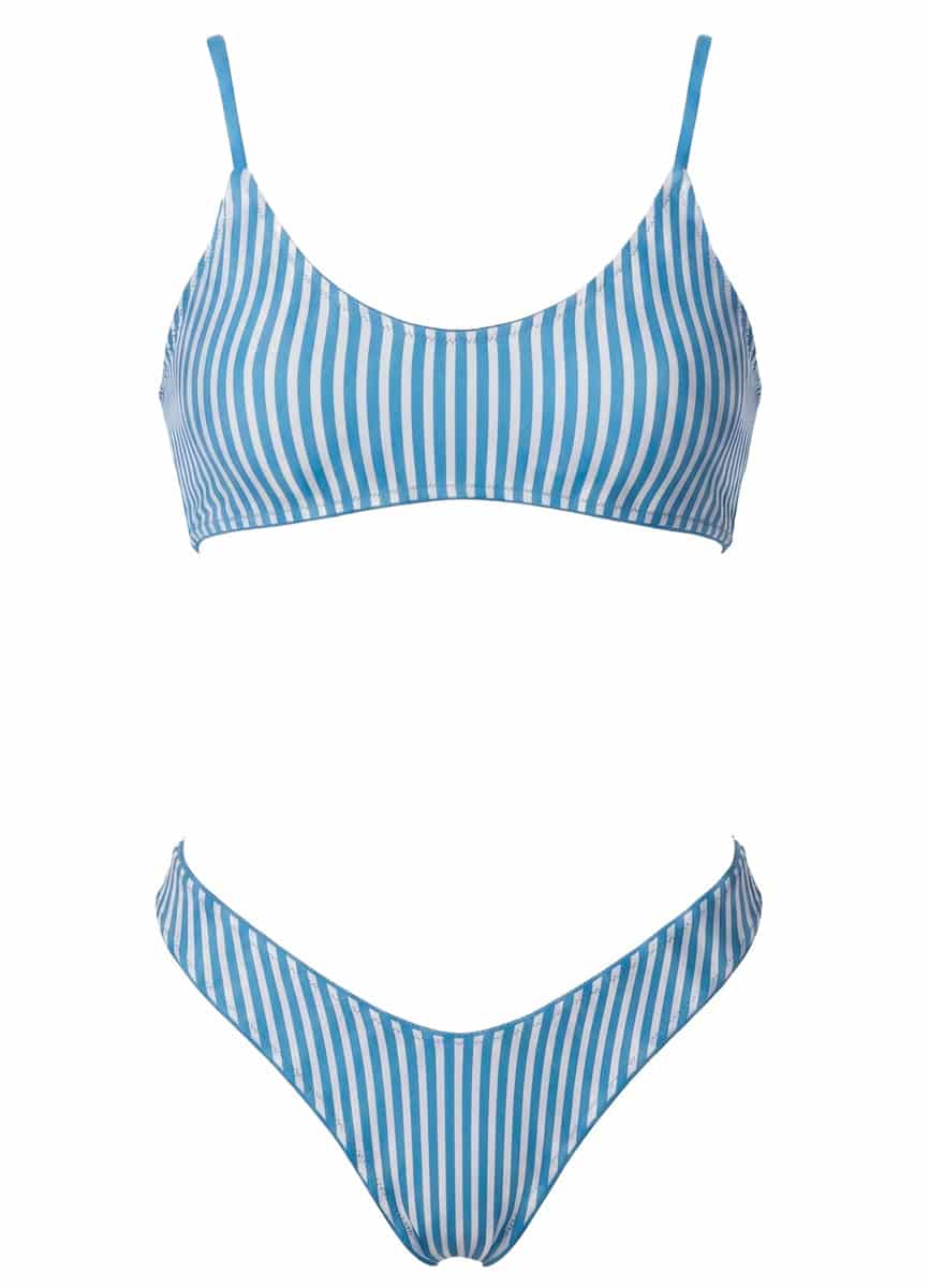 Maaji Stone Blue Praia Classic Bralette Bikini Top - miniatura 13