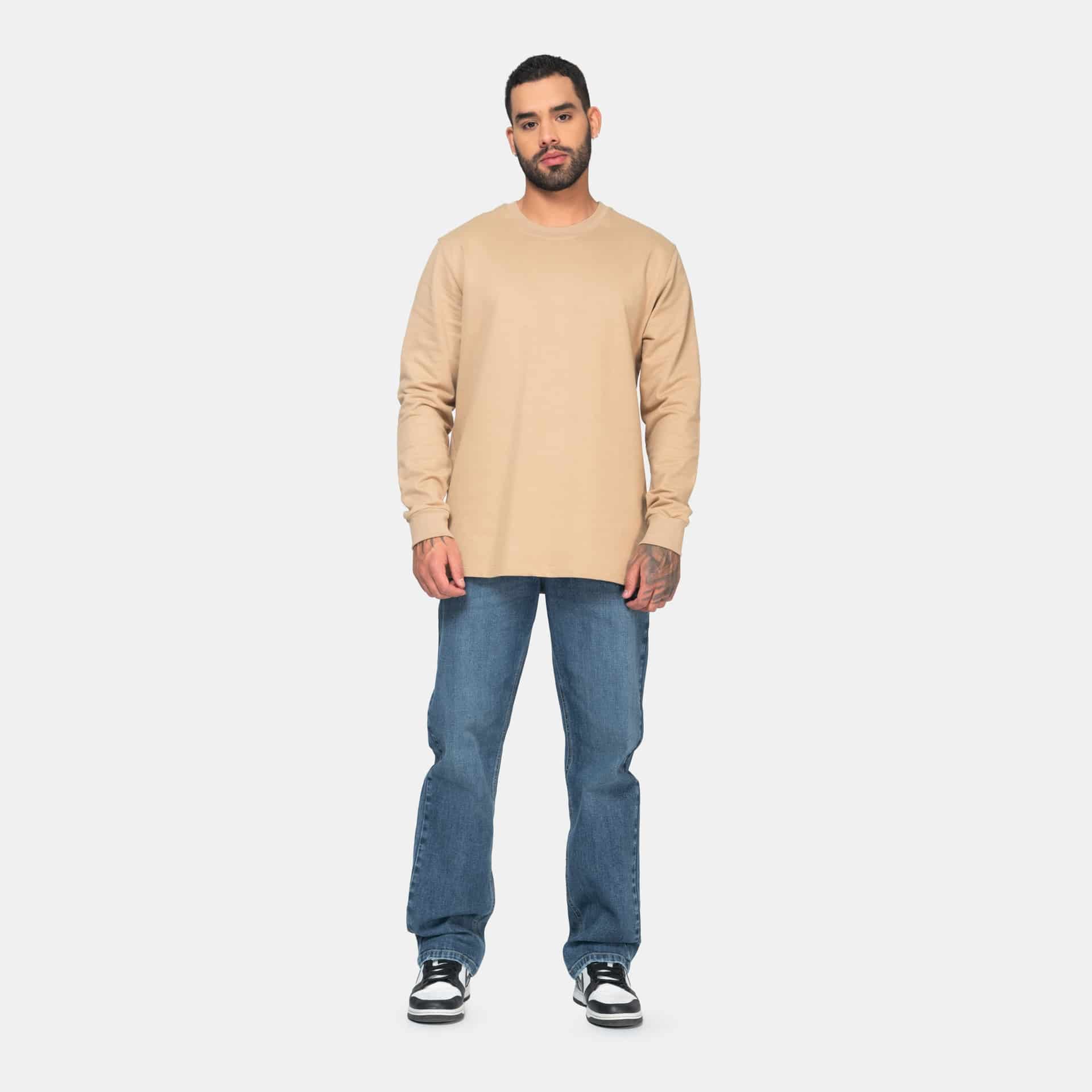 Long Sleeve Essential Kaki - miniatura 4