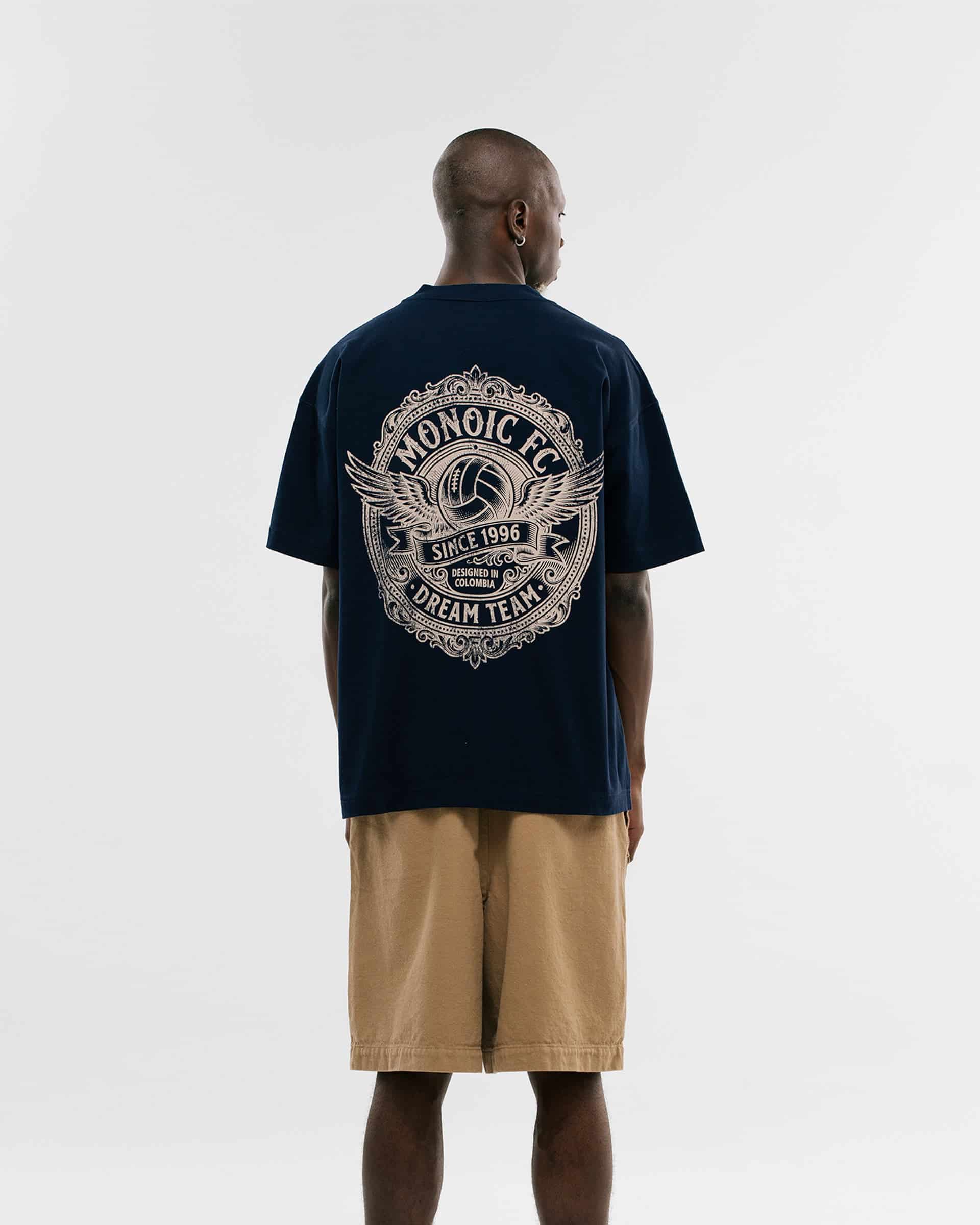 Camiseta Oversized Retro Dream Team - Navy Blue - miniatura 5