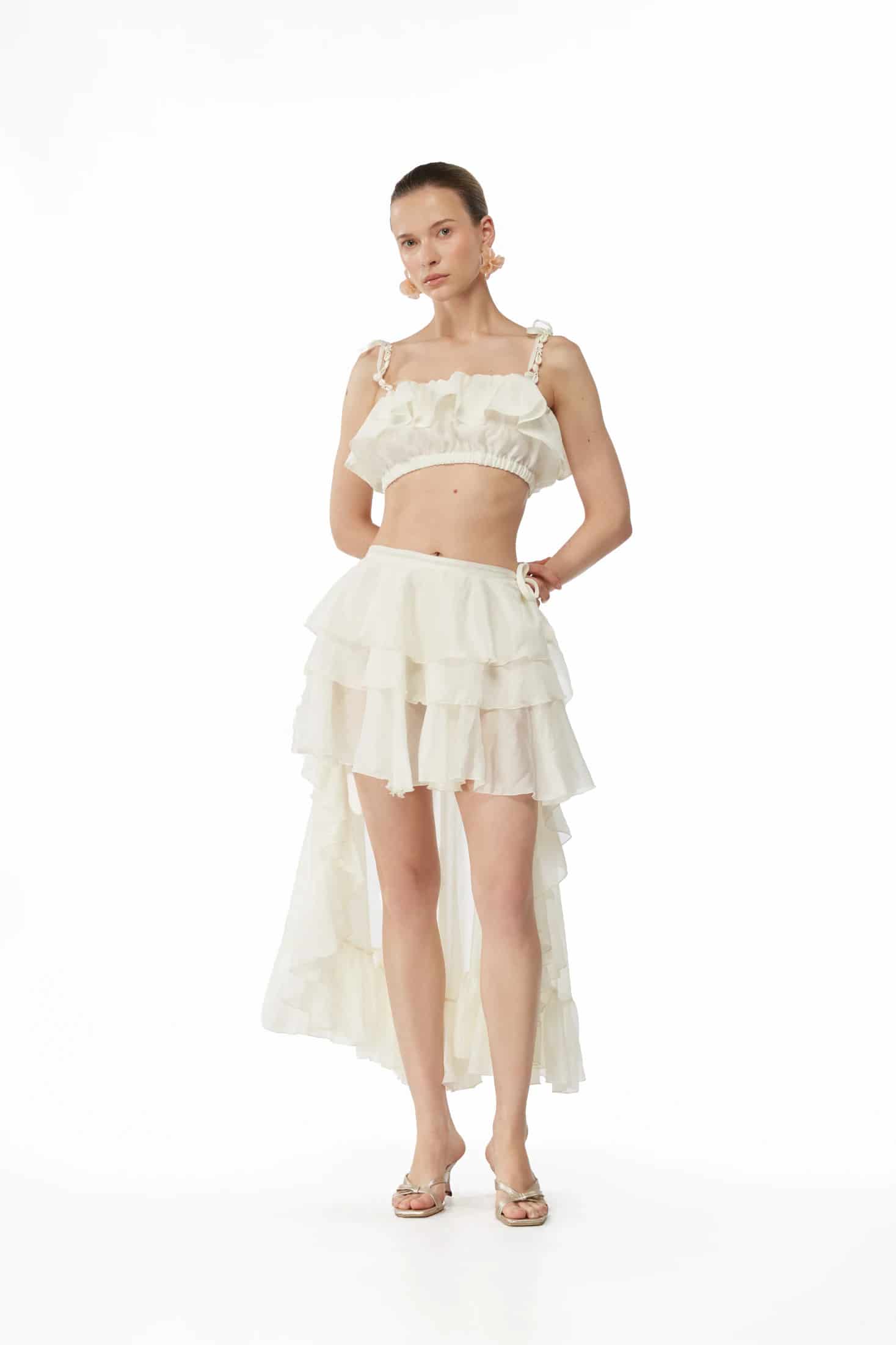 SIROCCO WRAP SKIRT CREAM - miniatura 3