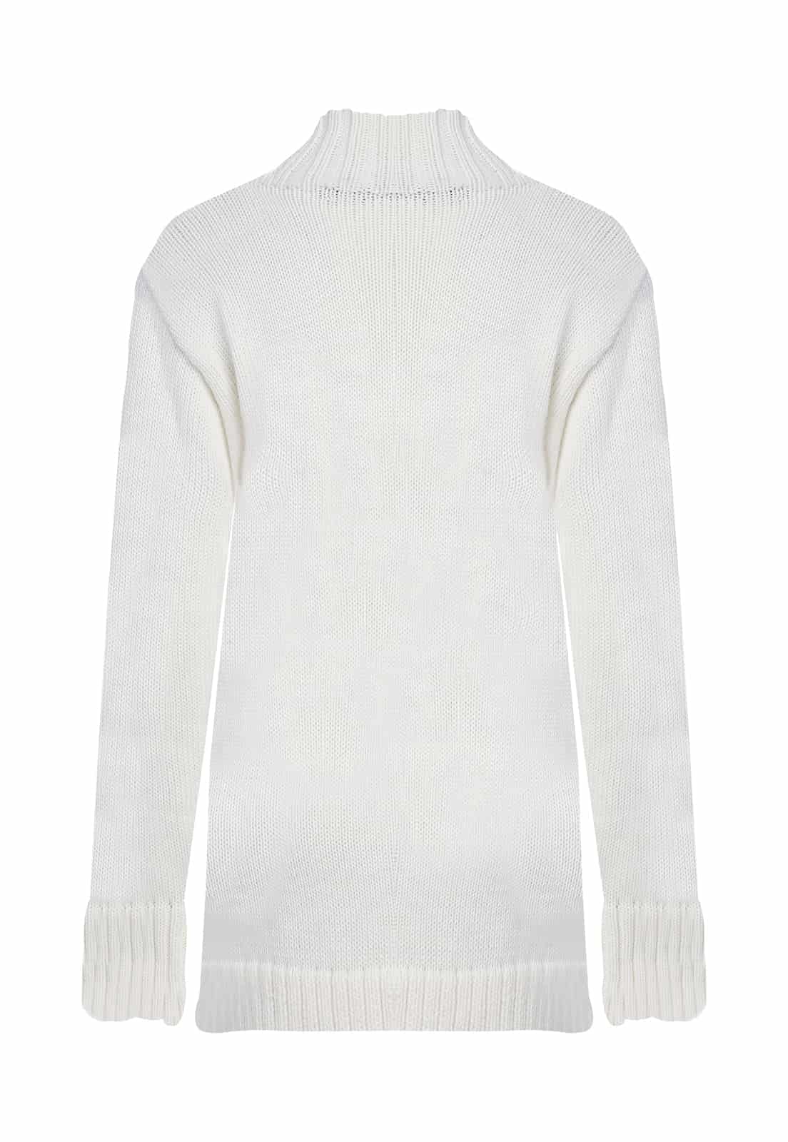 TURTLE NECK LETTER SWEATER - miniatura 10