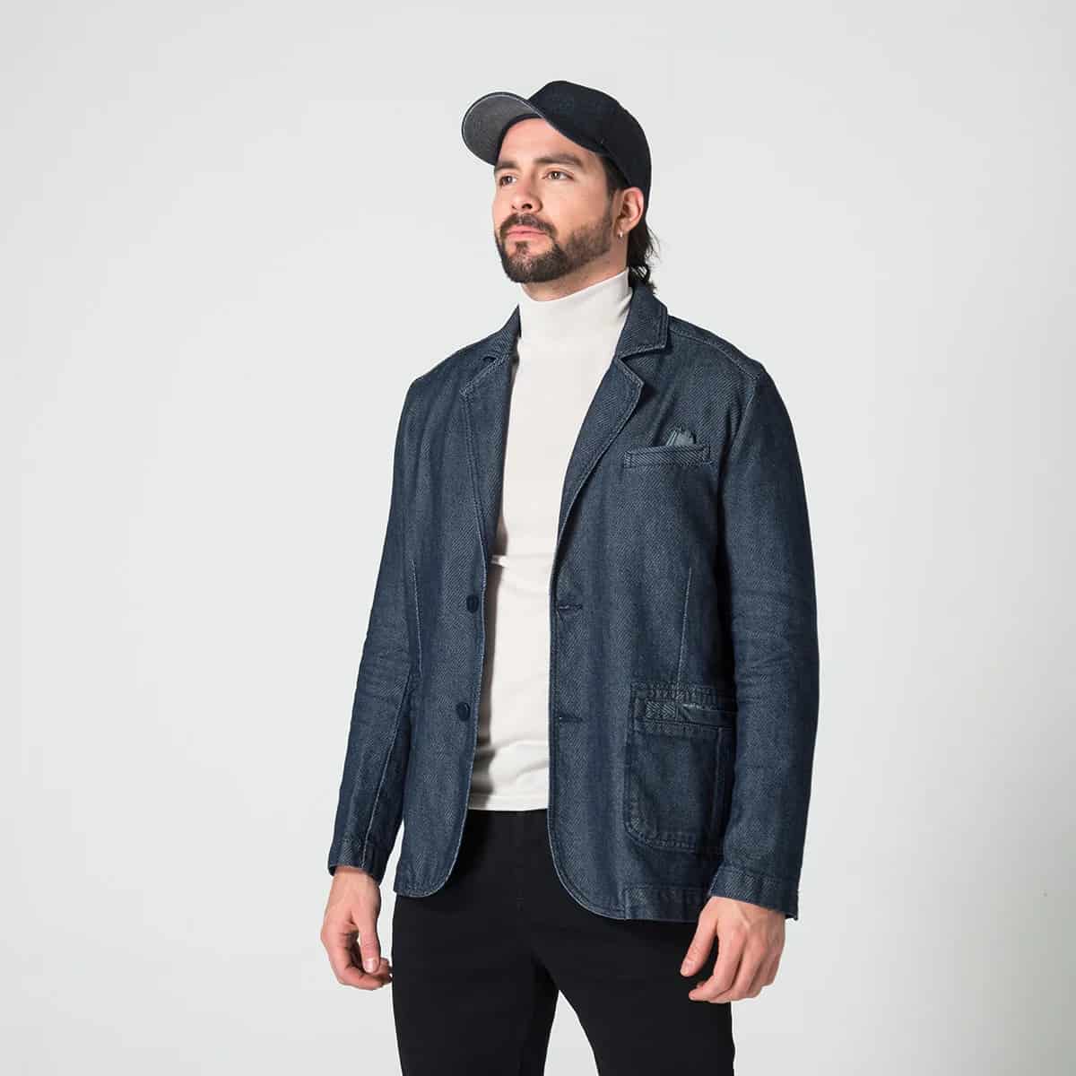 Blazer Casual Denim Slim Sevilla - miniatura 1