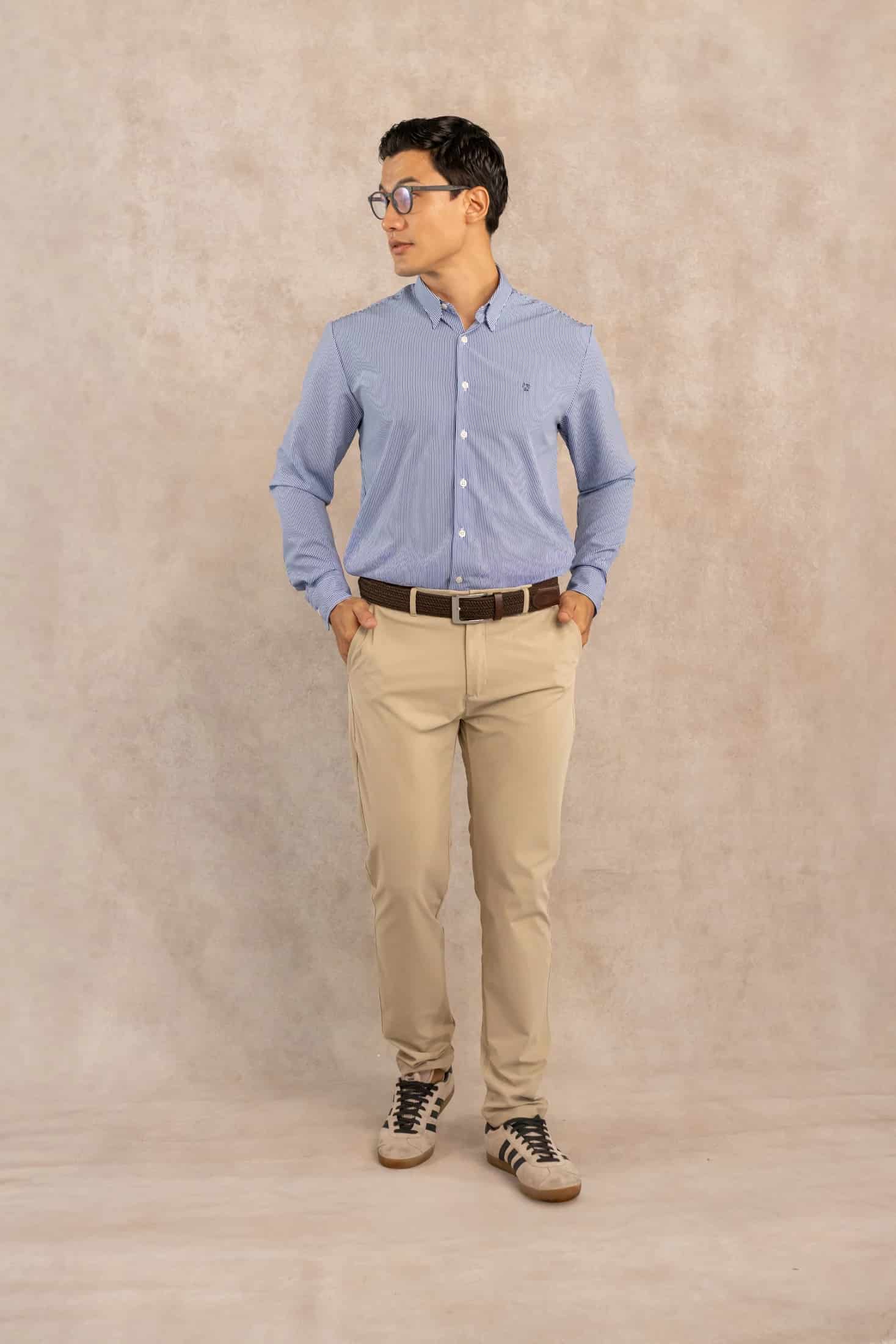 Pantalon Performance Antimanchas Taupe - miniatura 2
