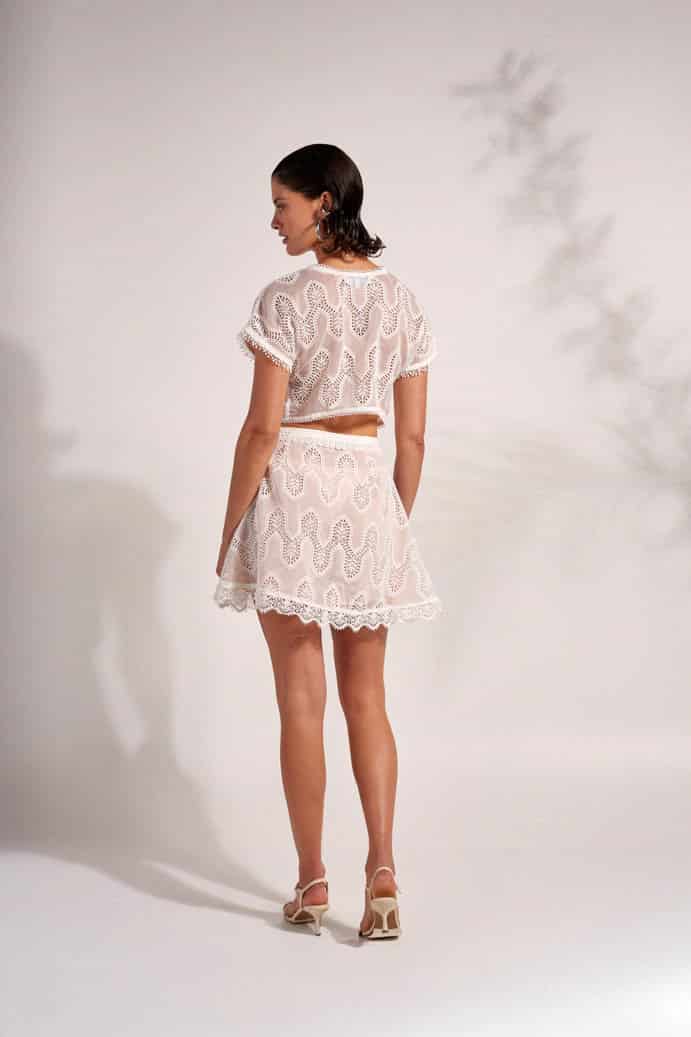 RENATA SKIRT WHITE - miniatura 3
