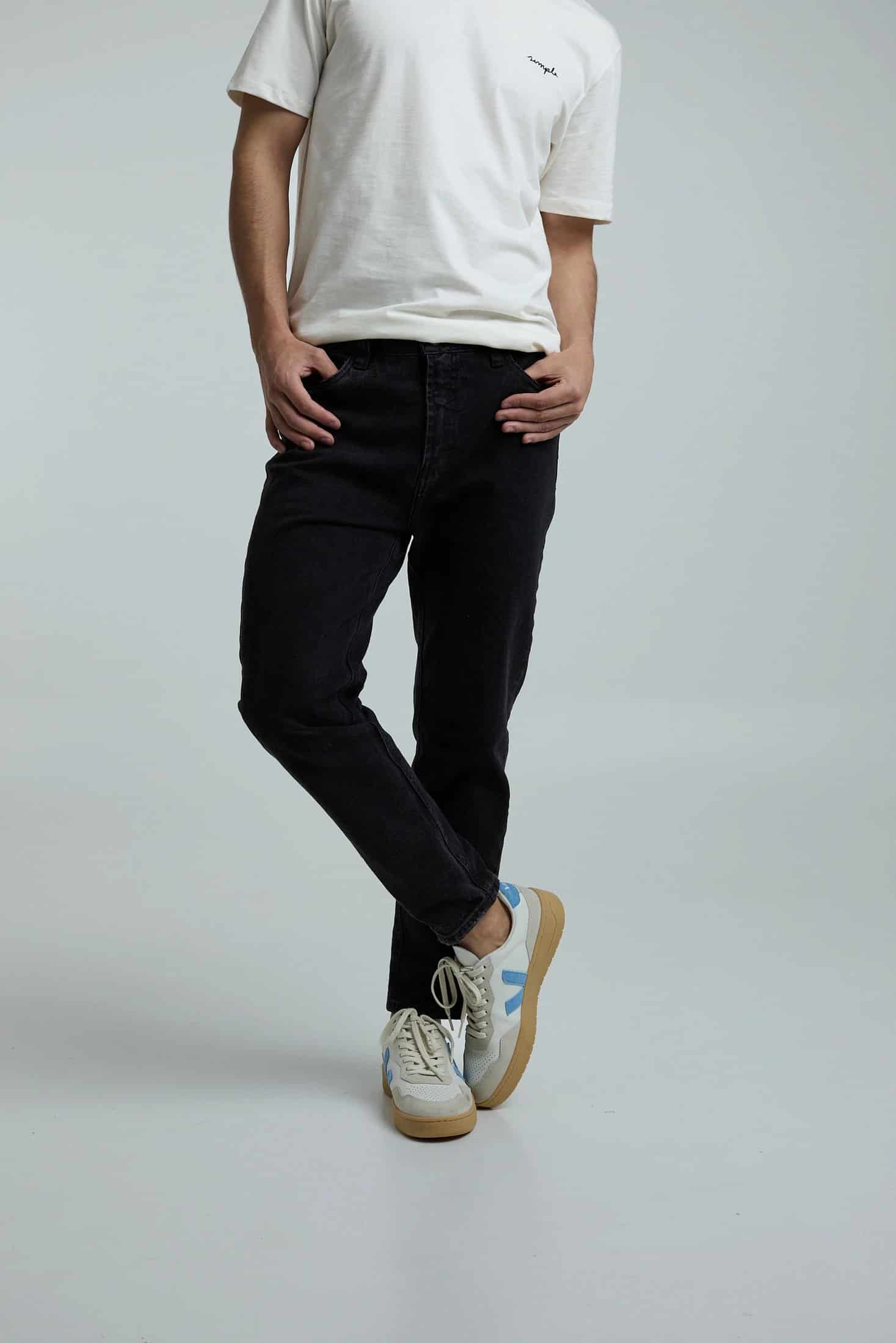 Jean crop negro - miniatura 4