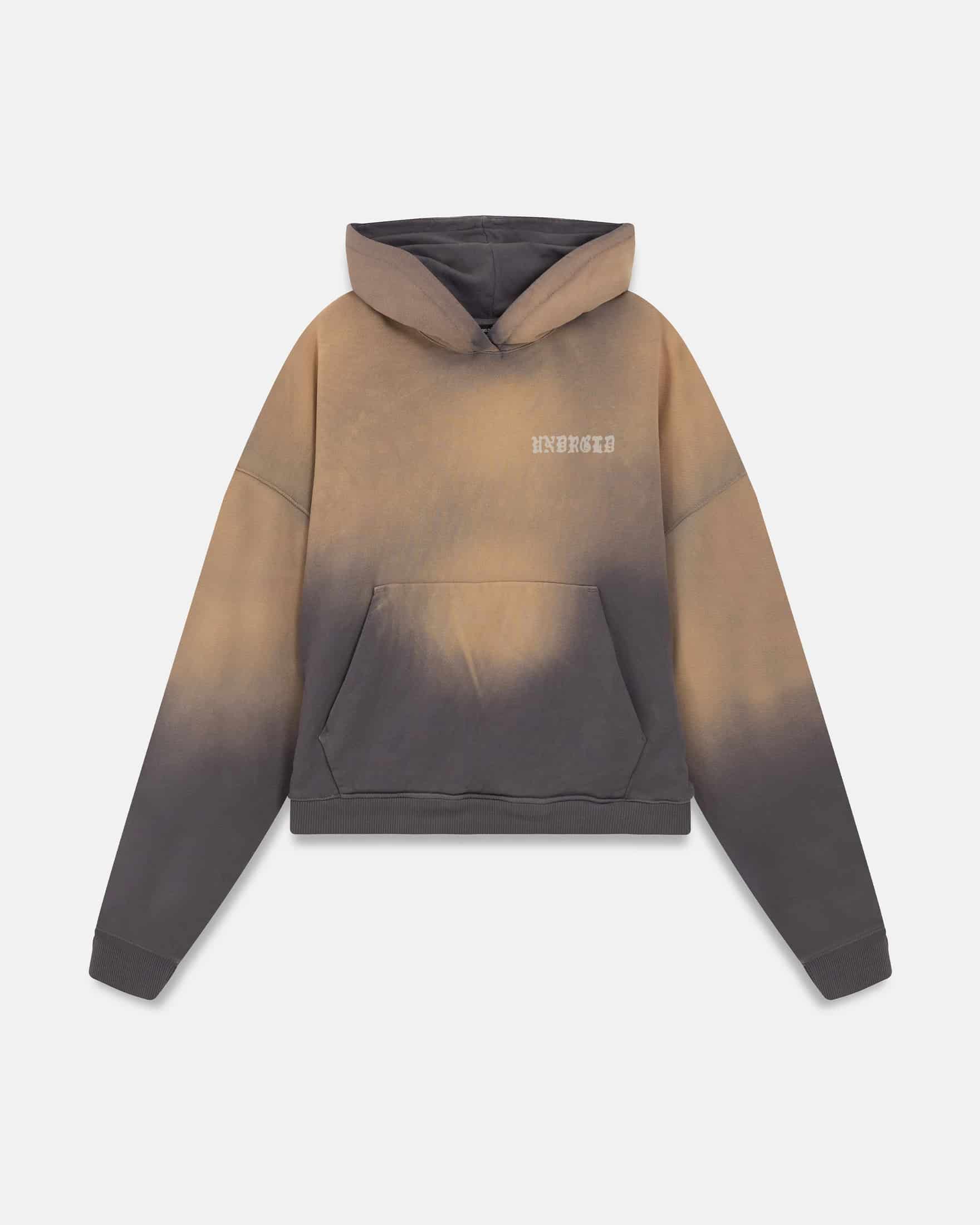 94' Fragments Boxy Fit Hoodie Dirty Brown - miniatura 3