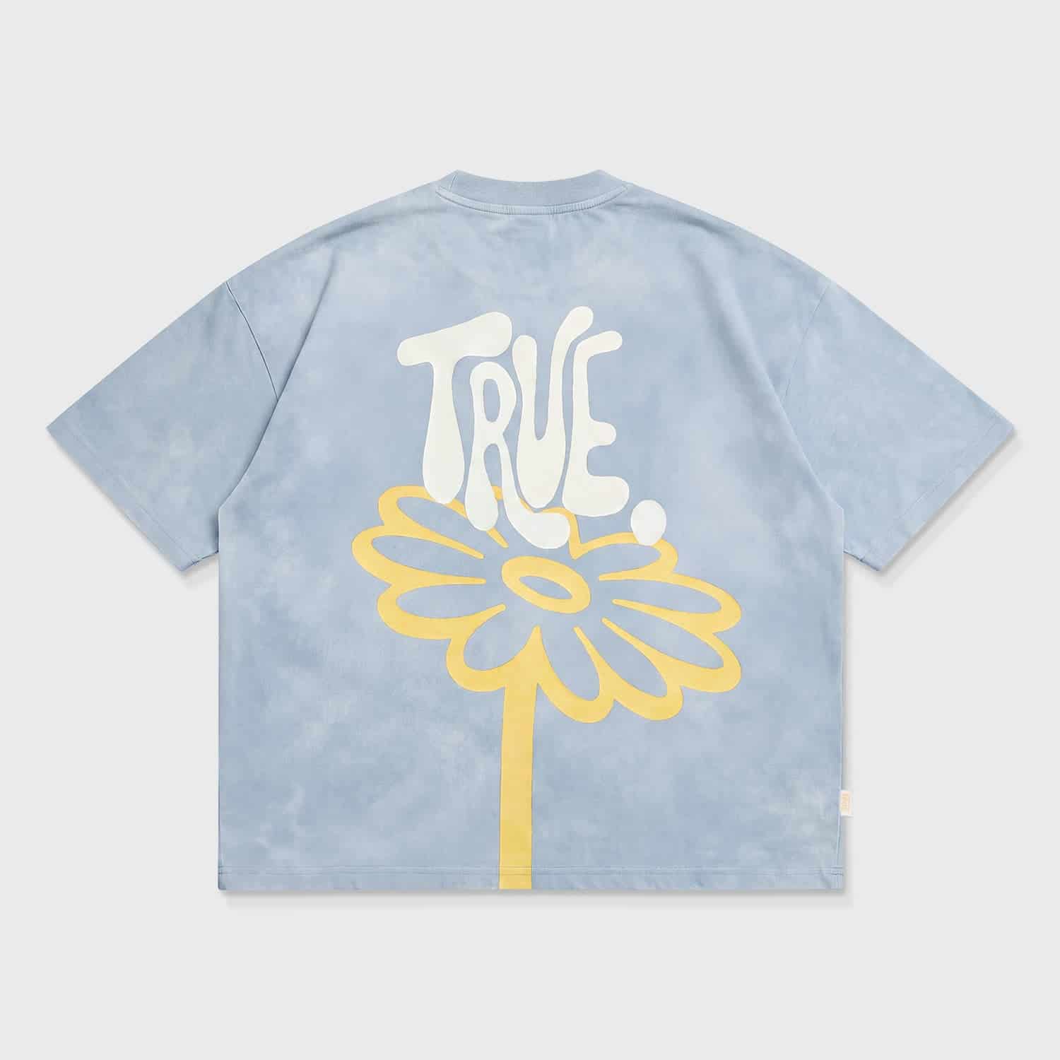 Bloom Boxy T-Shirt - Washed Blue - miniatura 1