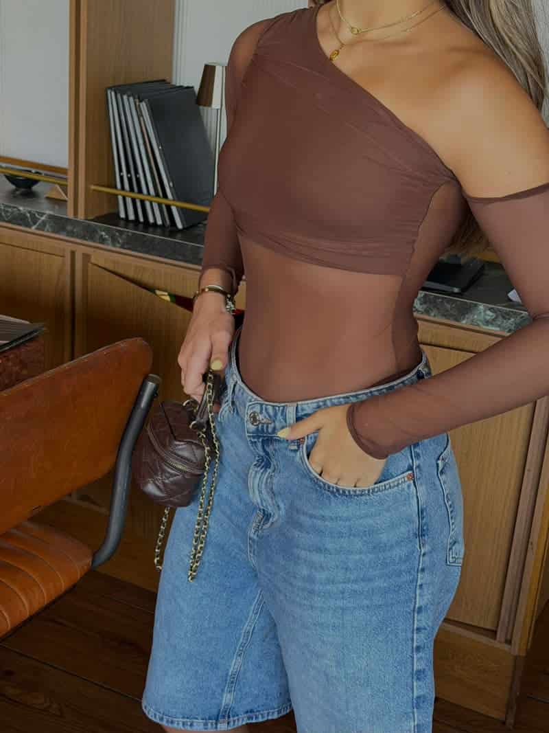 Body tull Glow - Chocolate - miniatura 2