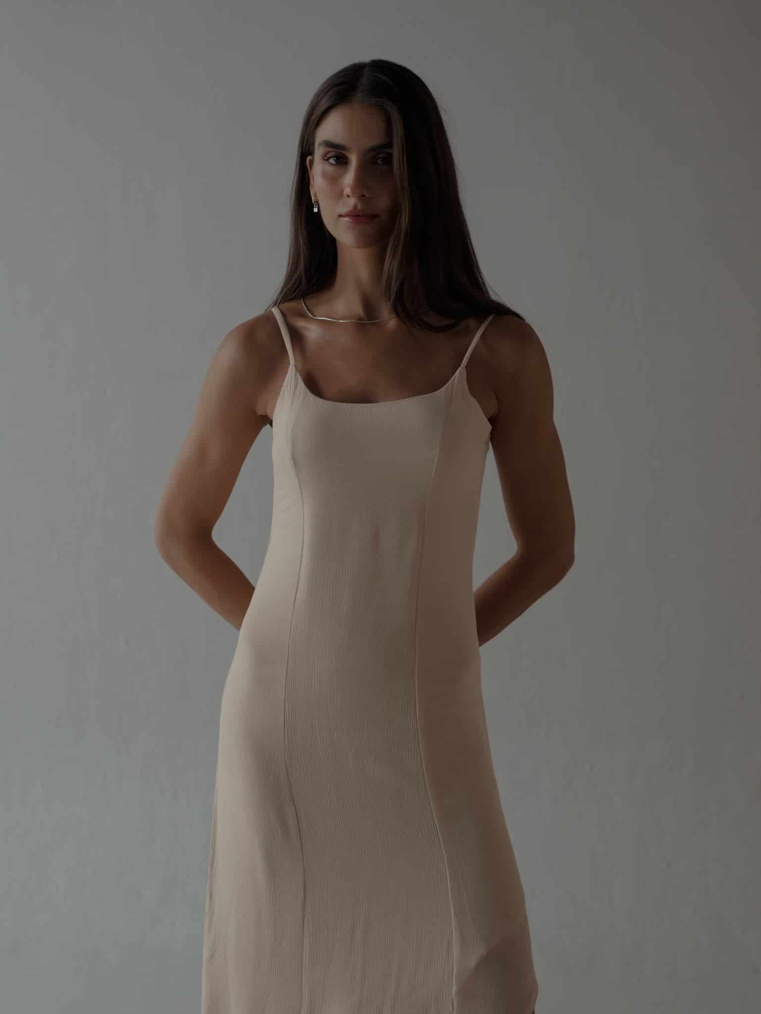 THE MINIMAL DRESS - NATURAL - miniatura 6