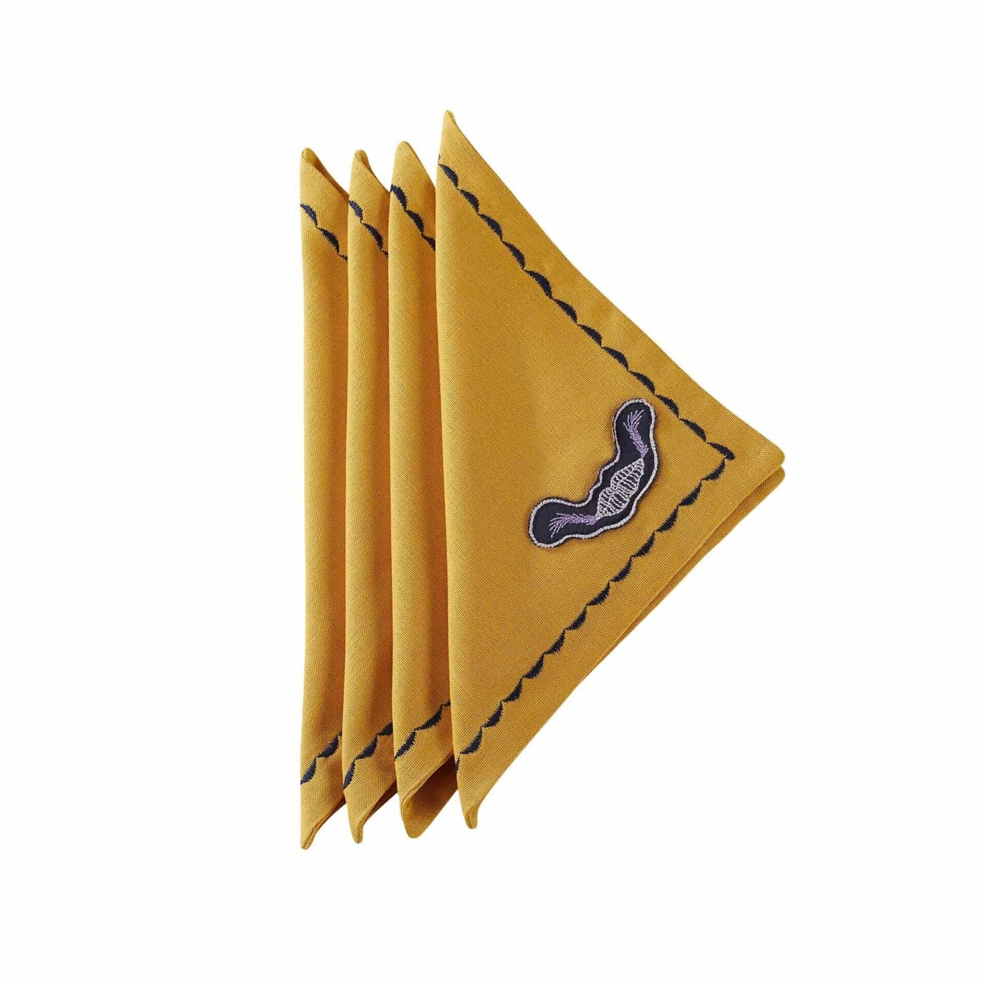Set De Servilletas En Lino Para Cocktails - miniatura 3