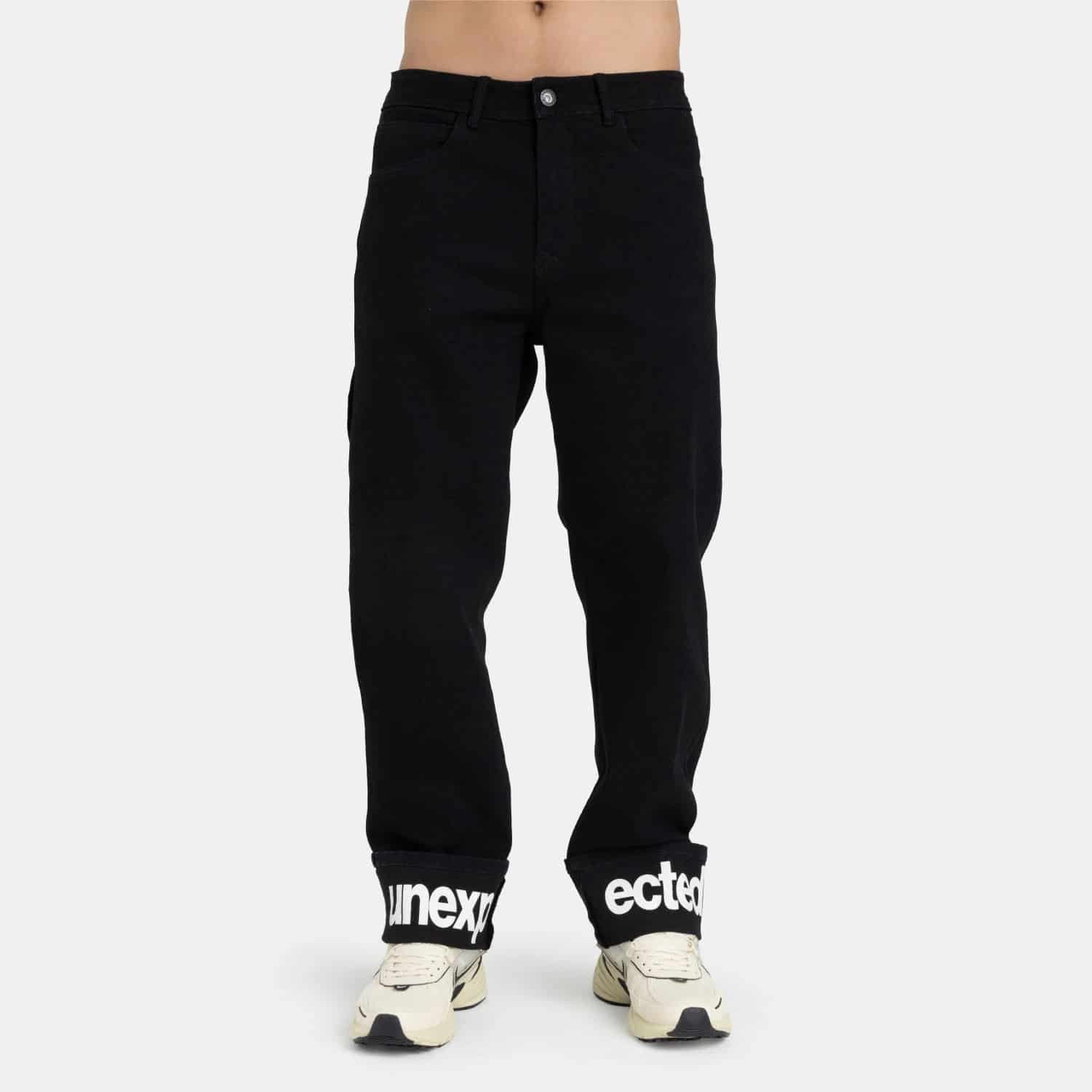 Unexpected Black Relaxed Jeans - miniatura 3