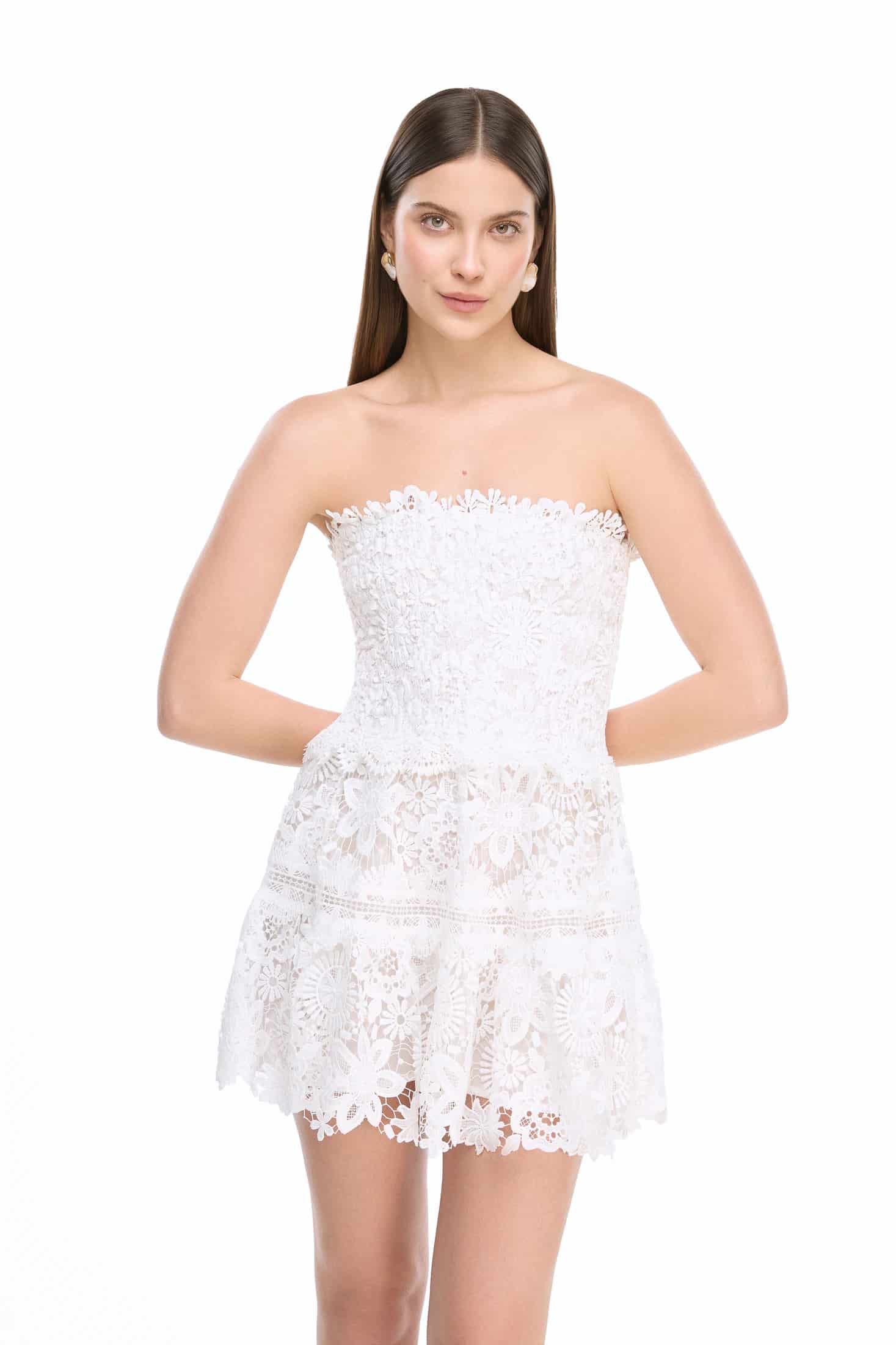 TIFFANY MINI DRESS WHITE - miniatura 3