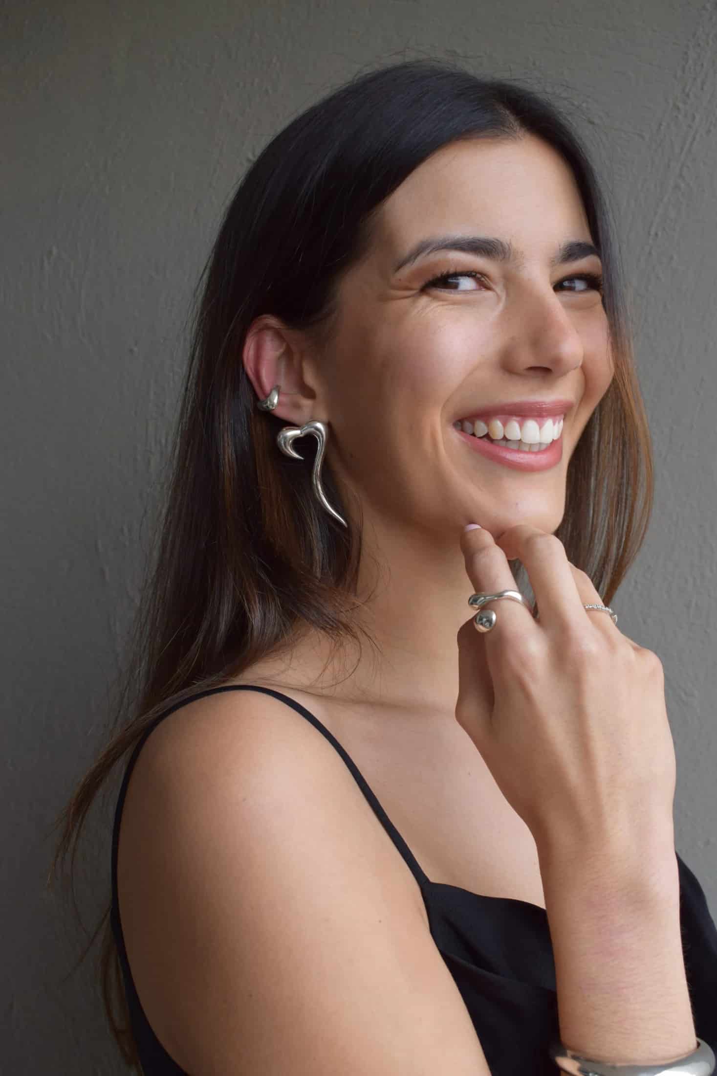 Aretes Elogio (Maxi: largo 5.5cm) - miniatura 8