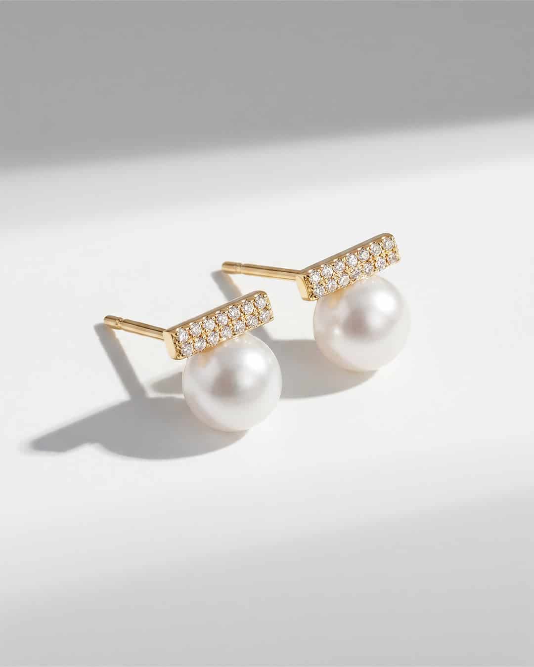 Aretes Perla y Cristales - miniatura 3