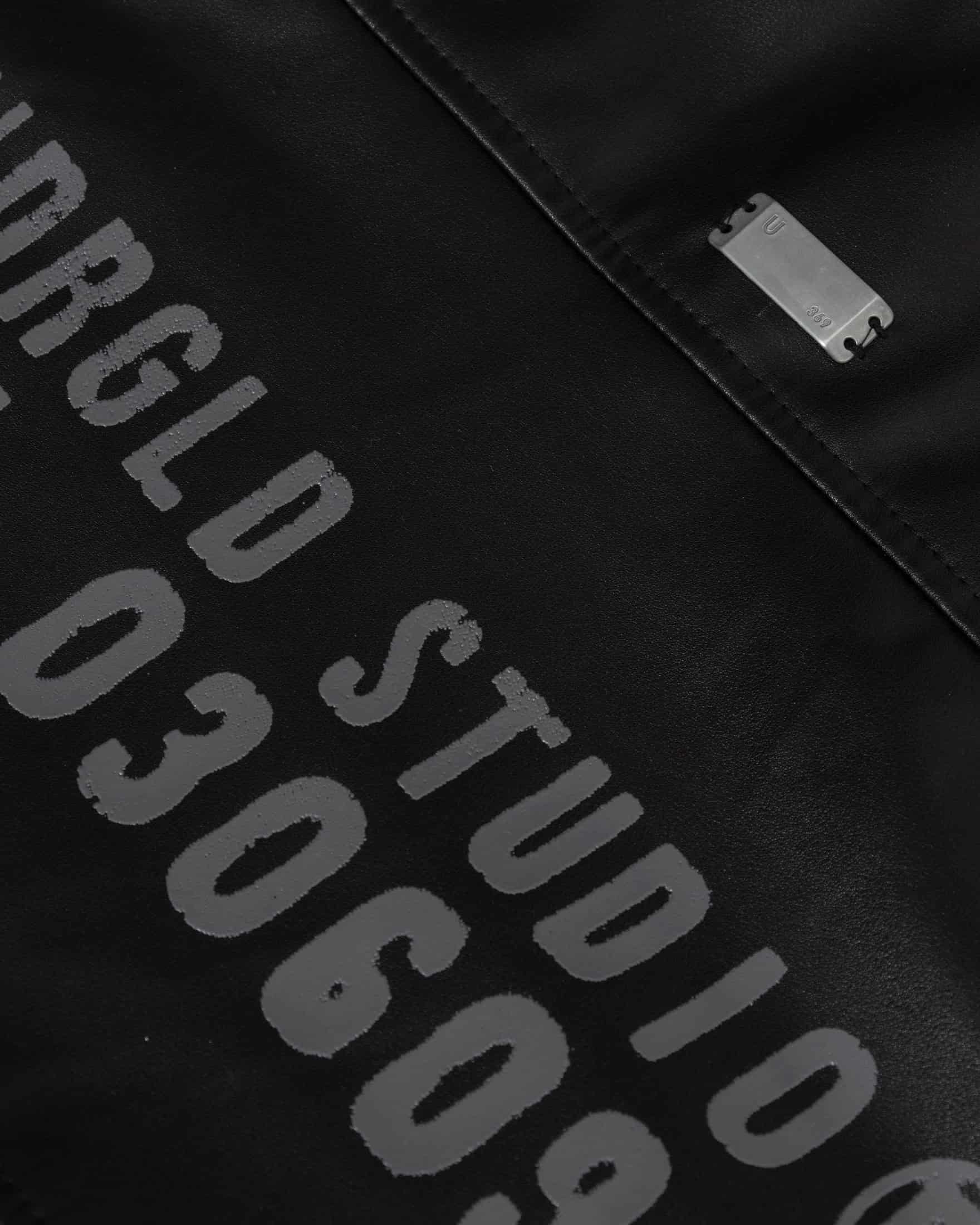 Spring Worn Logo Cropped Jacket Black - miniatura 4