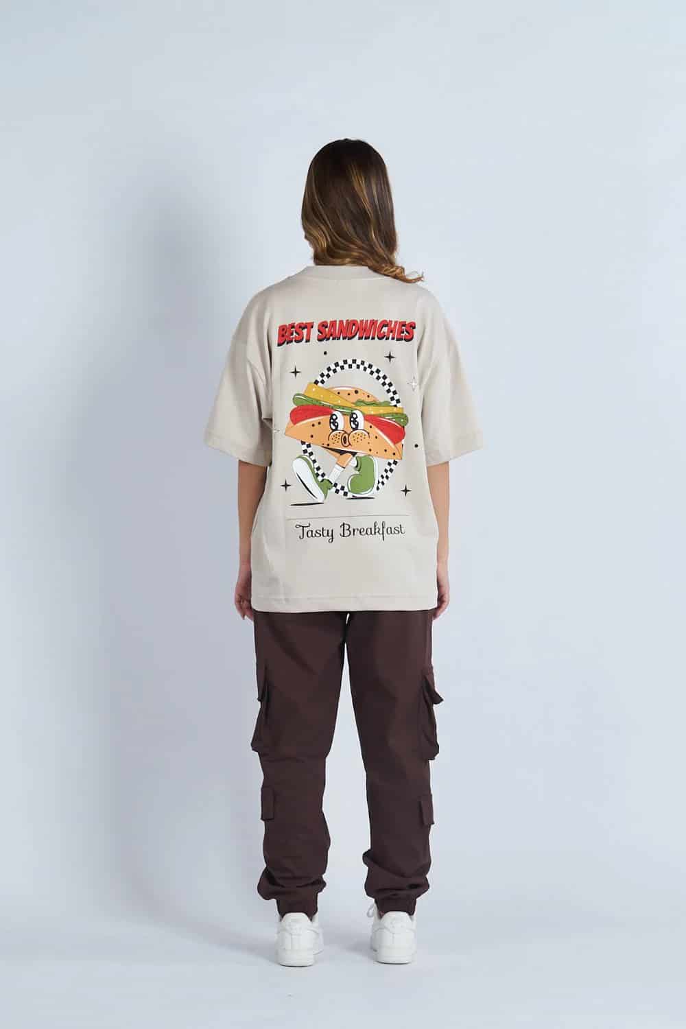 Camiseta oversize Best Sandwiches Marfil| DROP 03 | - miniatura 7