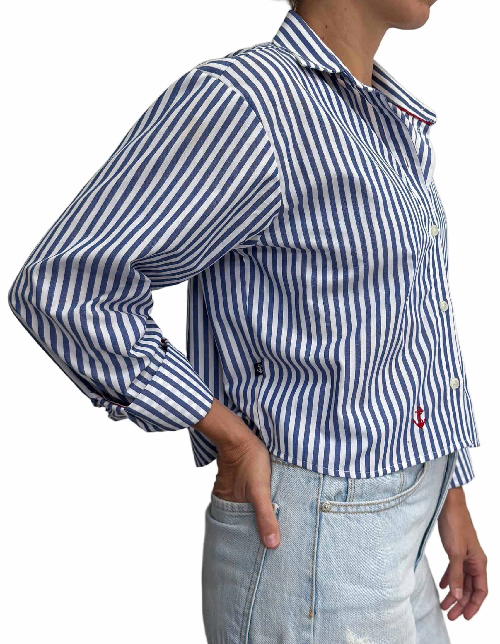 Blusa Rayas Navy - miniatura 5