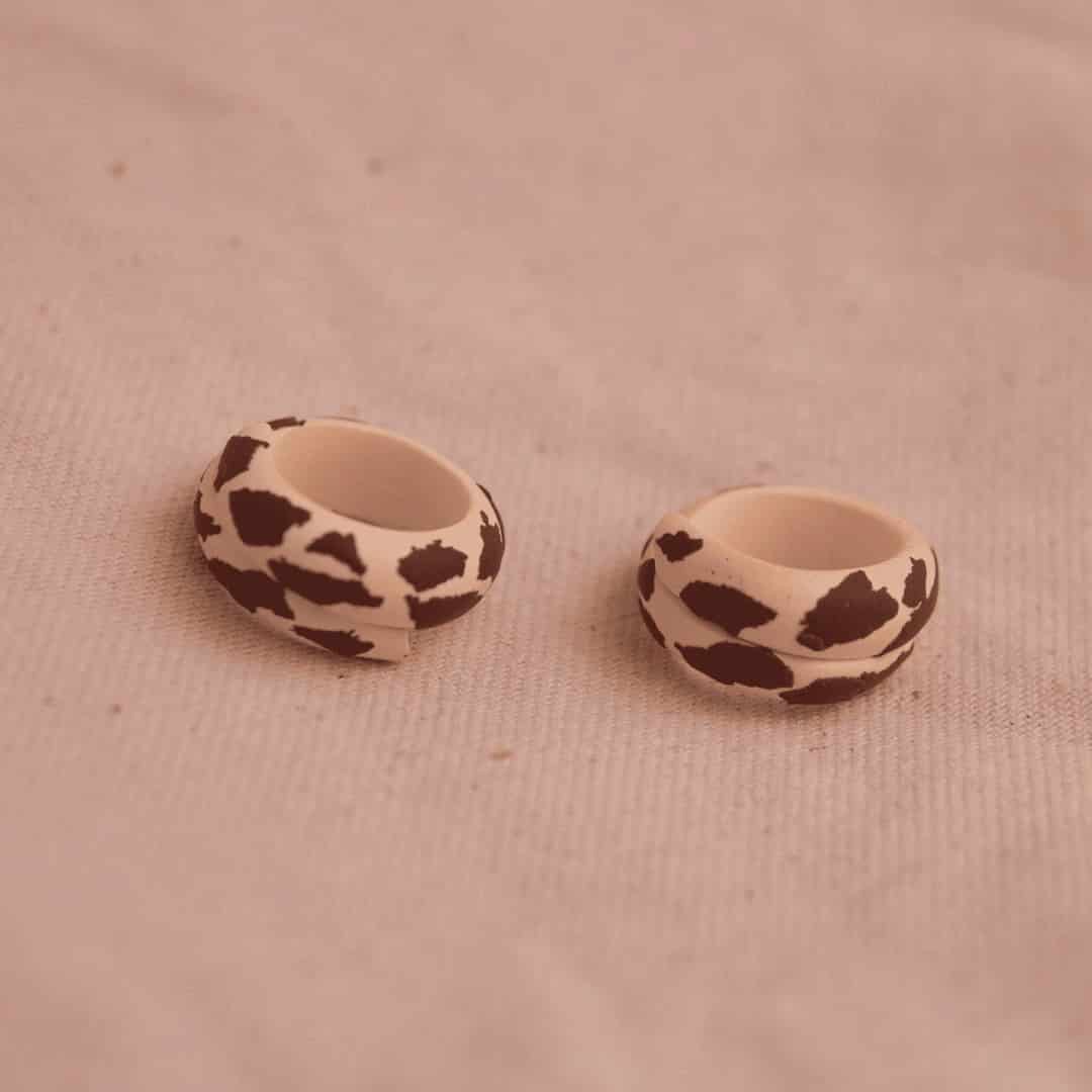 Anillo Bold Cow Print - miniatura 5