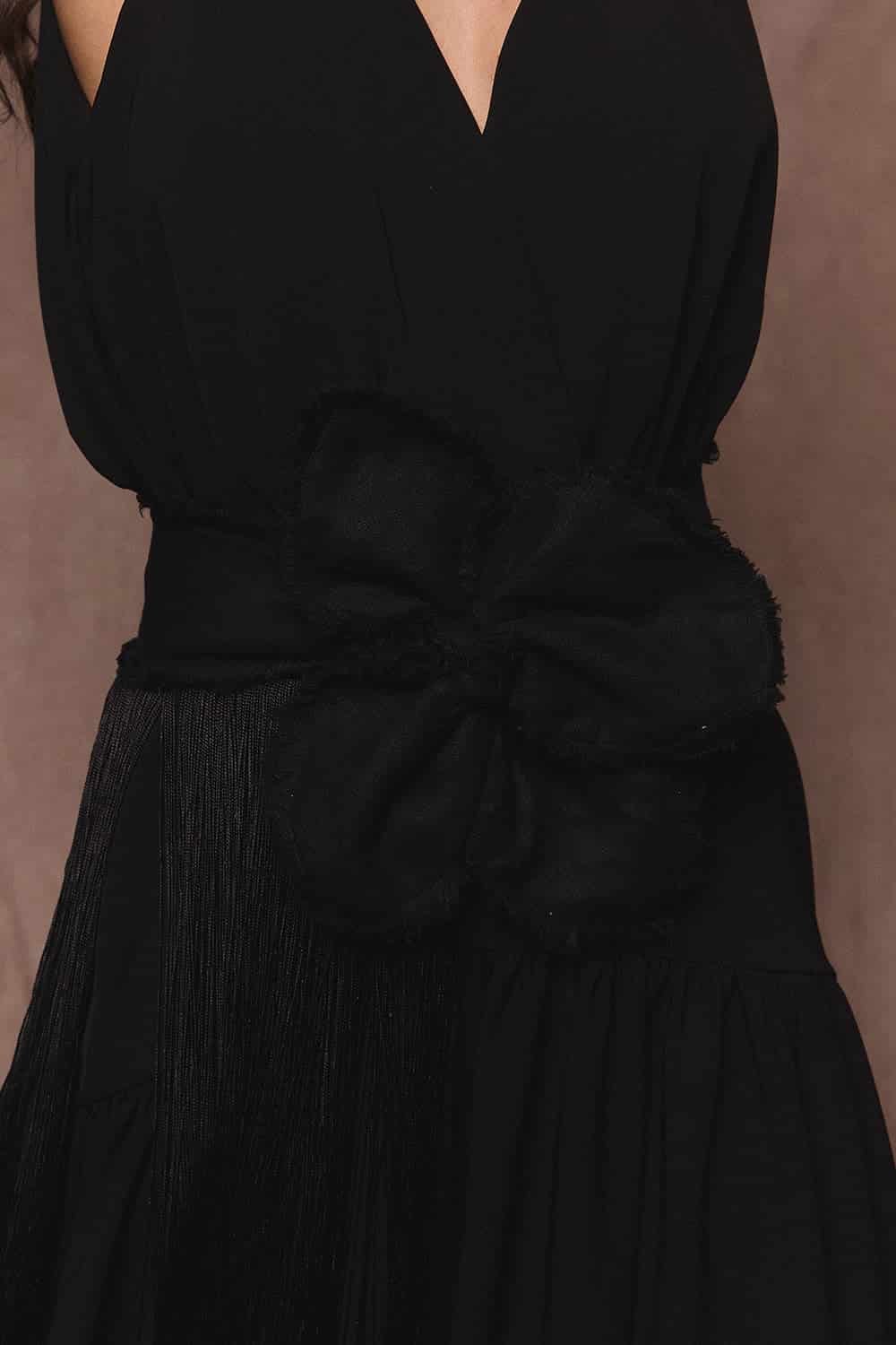 Vestido versalles negro - miniatura 4