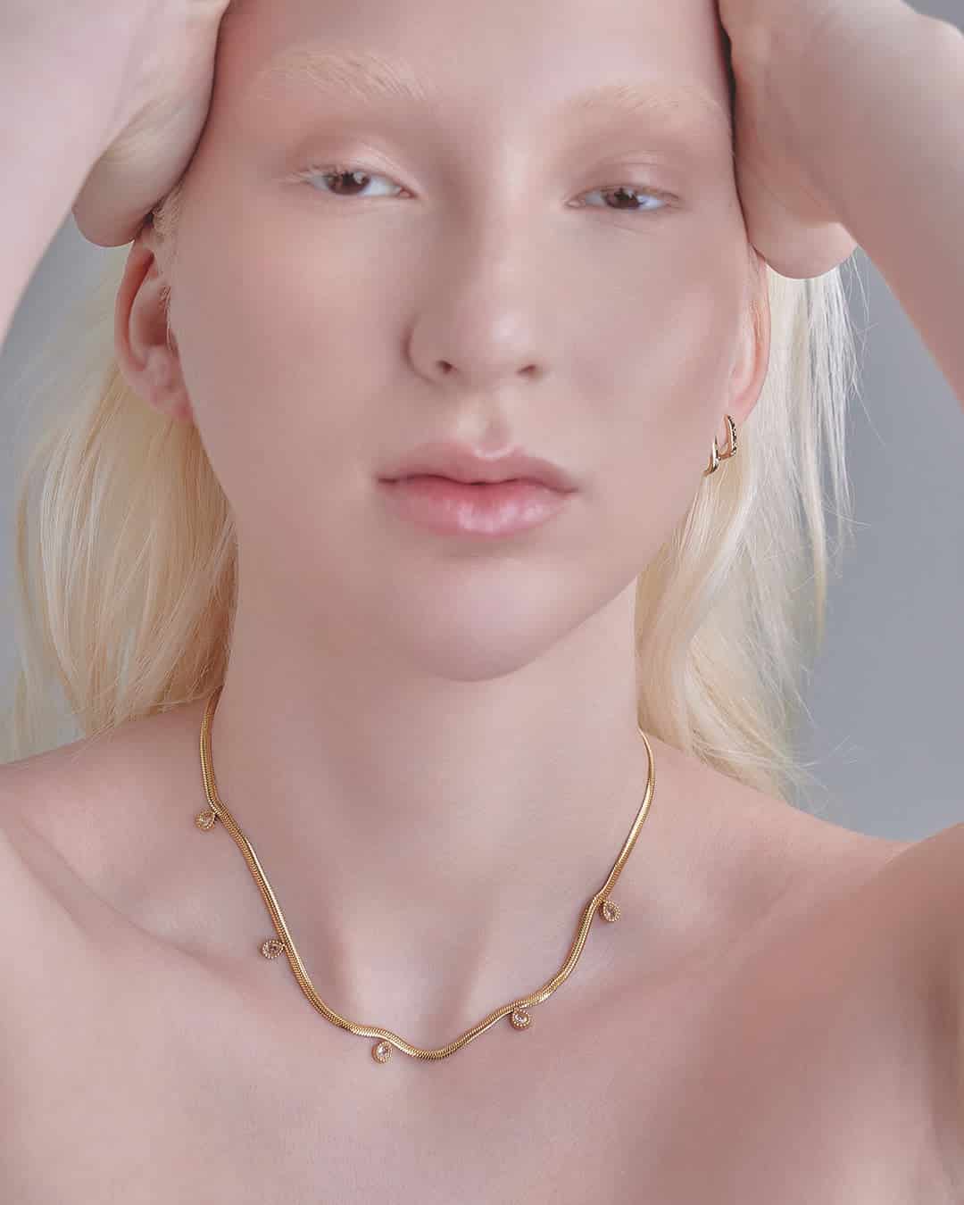 Collar Gotas Oro - miniatura 4