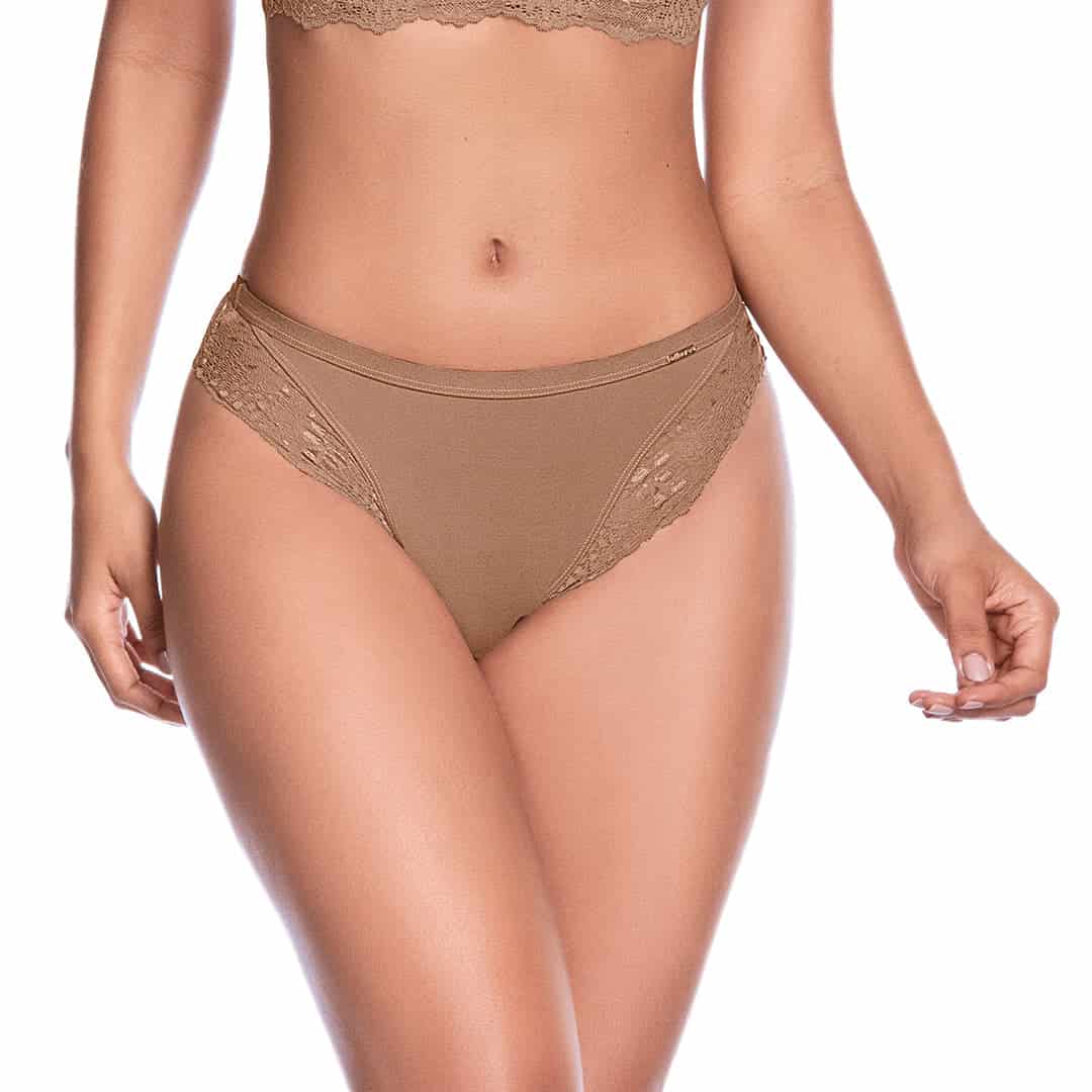 PANTY BRASILERA DE ENCAJE - miniatura 1