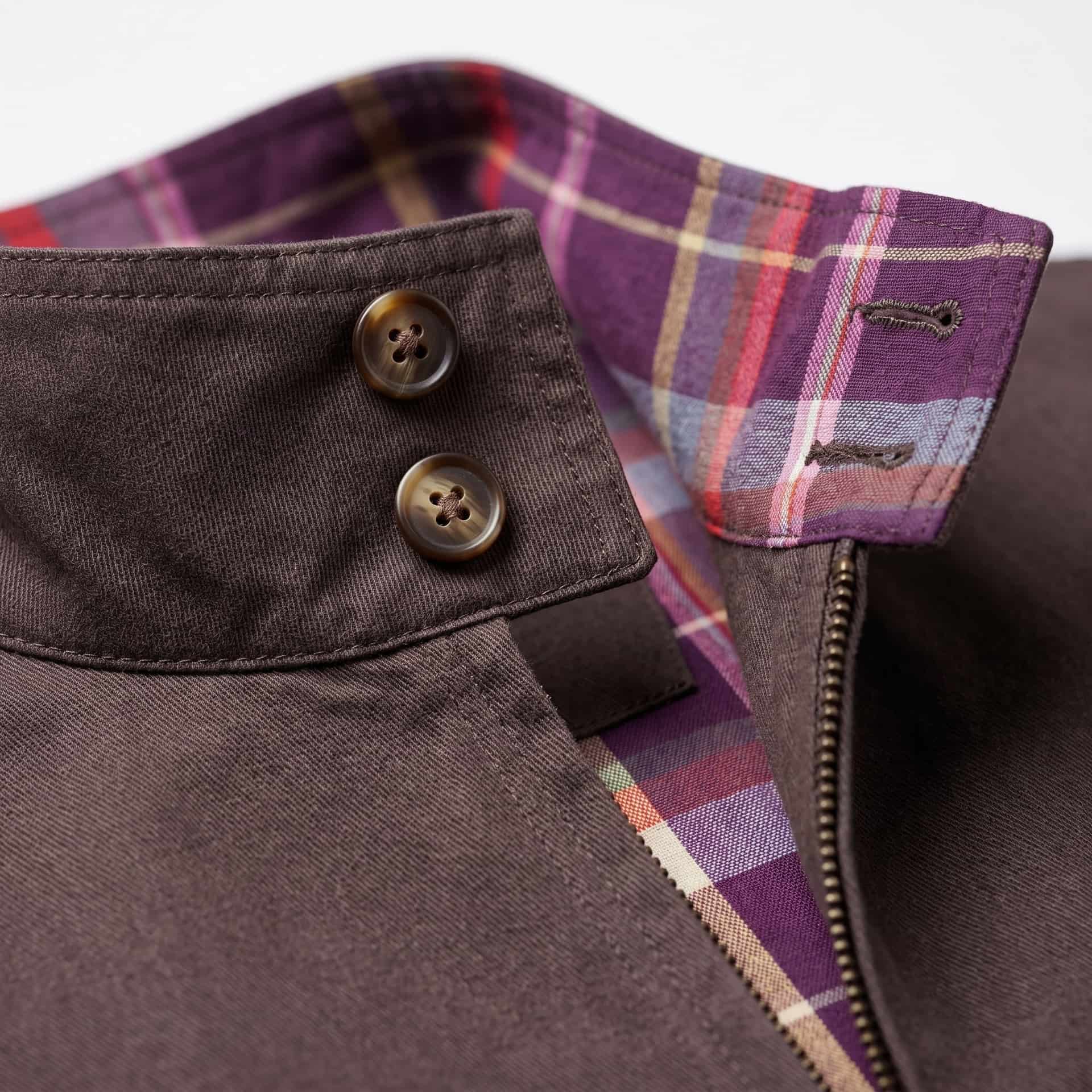 Chaqueta Harrington - Gabardina Café - miniatura 3