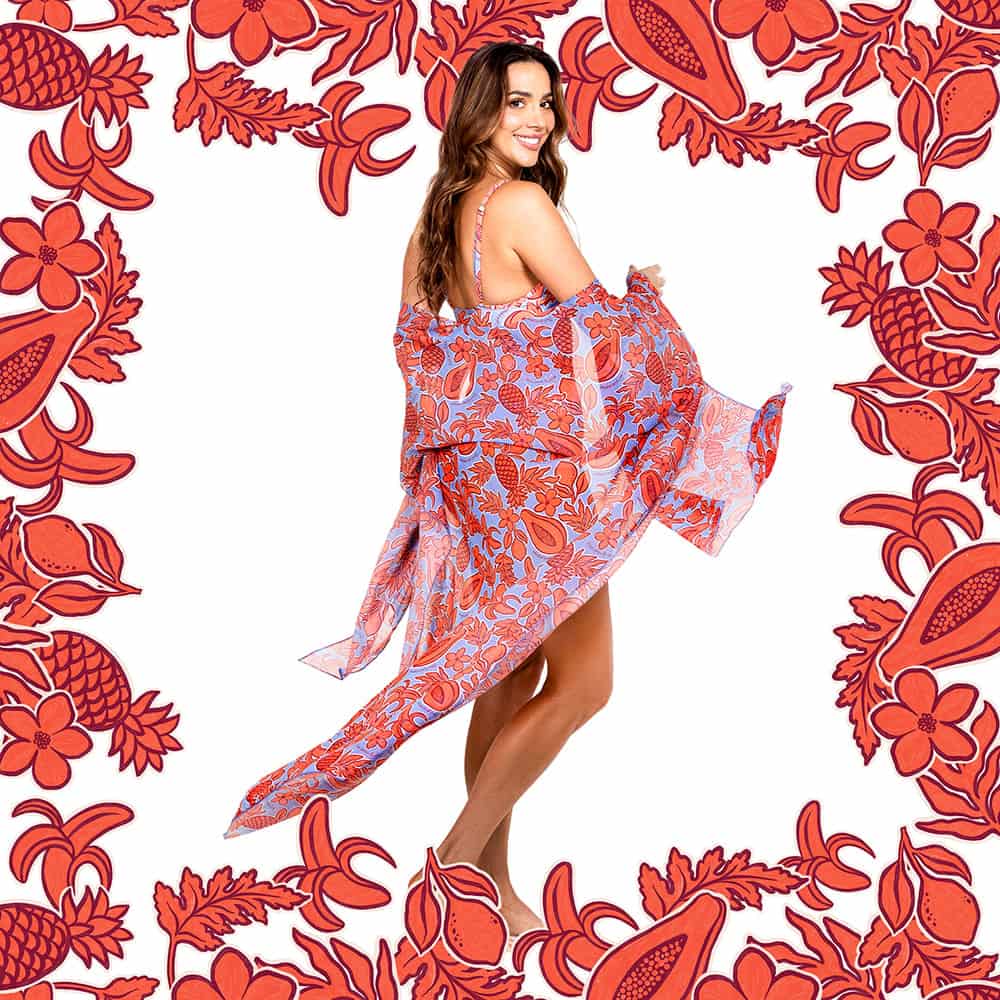Kimono Papaya Naranja. - miniatura 3
