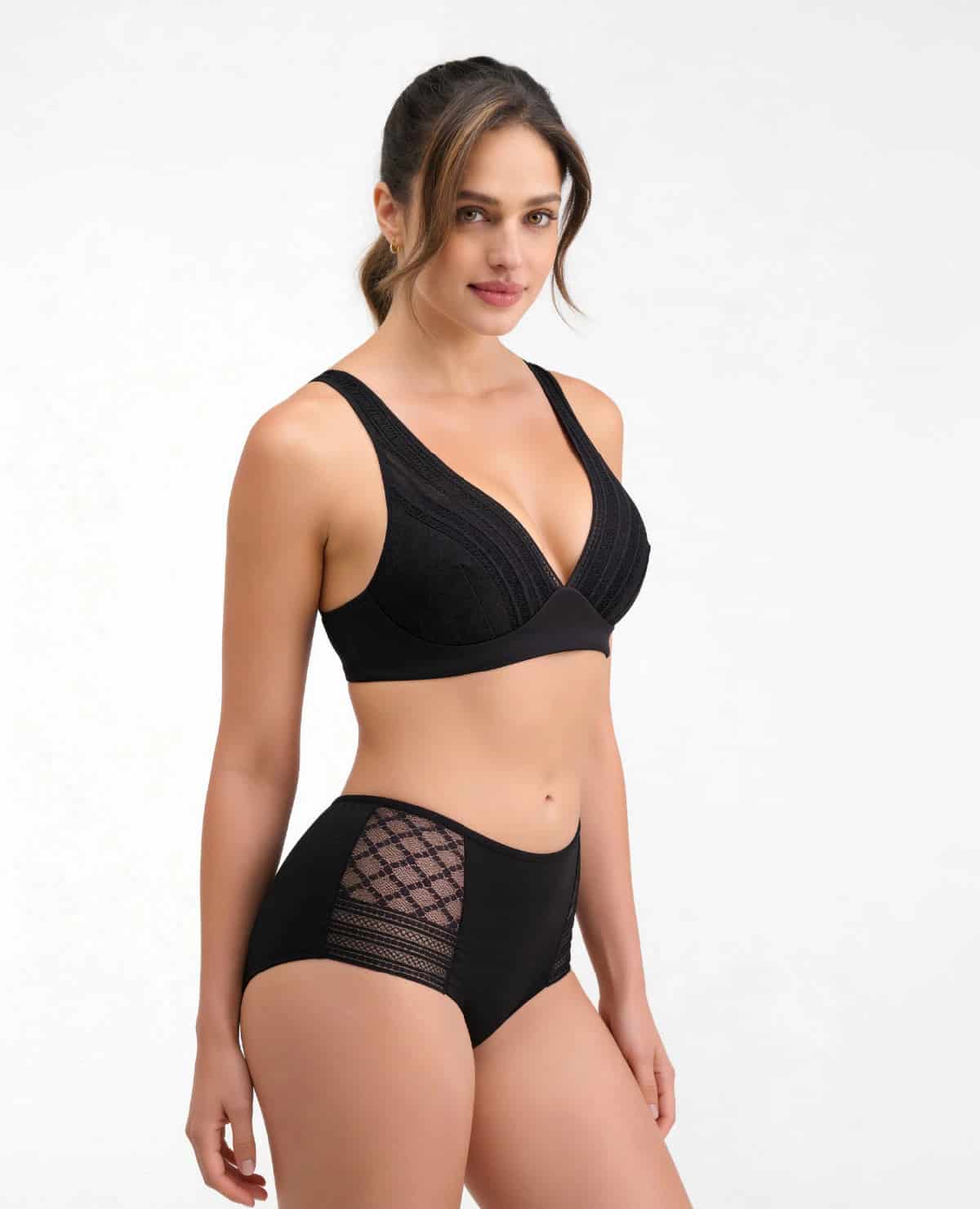 Brasier Triangular | Realce Natural | Sin varillas - miniatura 2