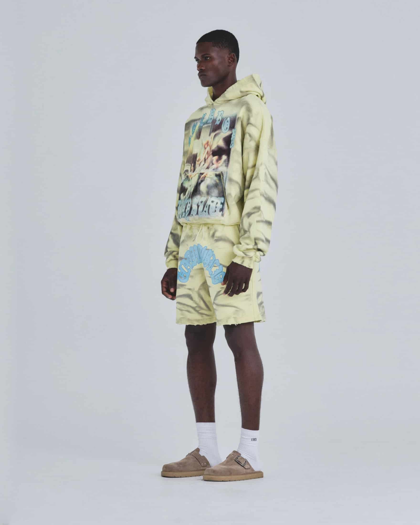 Holy State UNDRGLD Destroyed Short Aged Yellow - miniatura 5