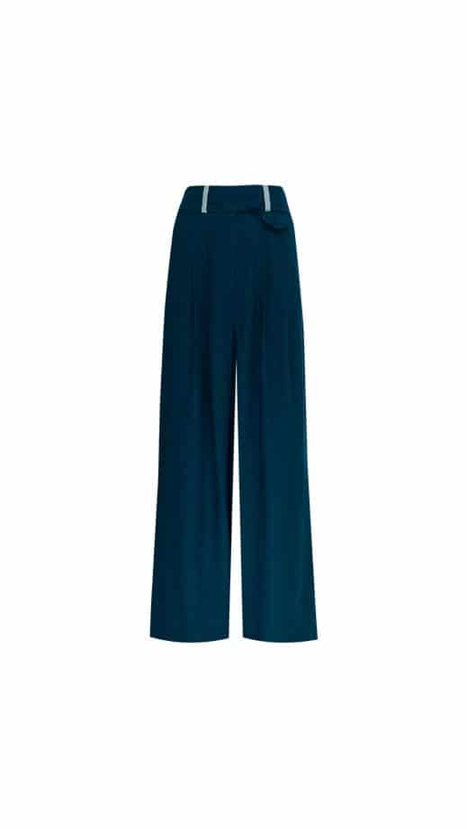 BRUNA NAVY TROUSERS - miniatura 1