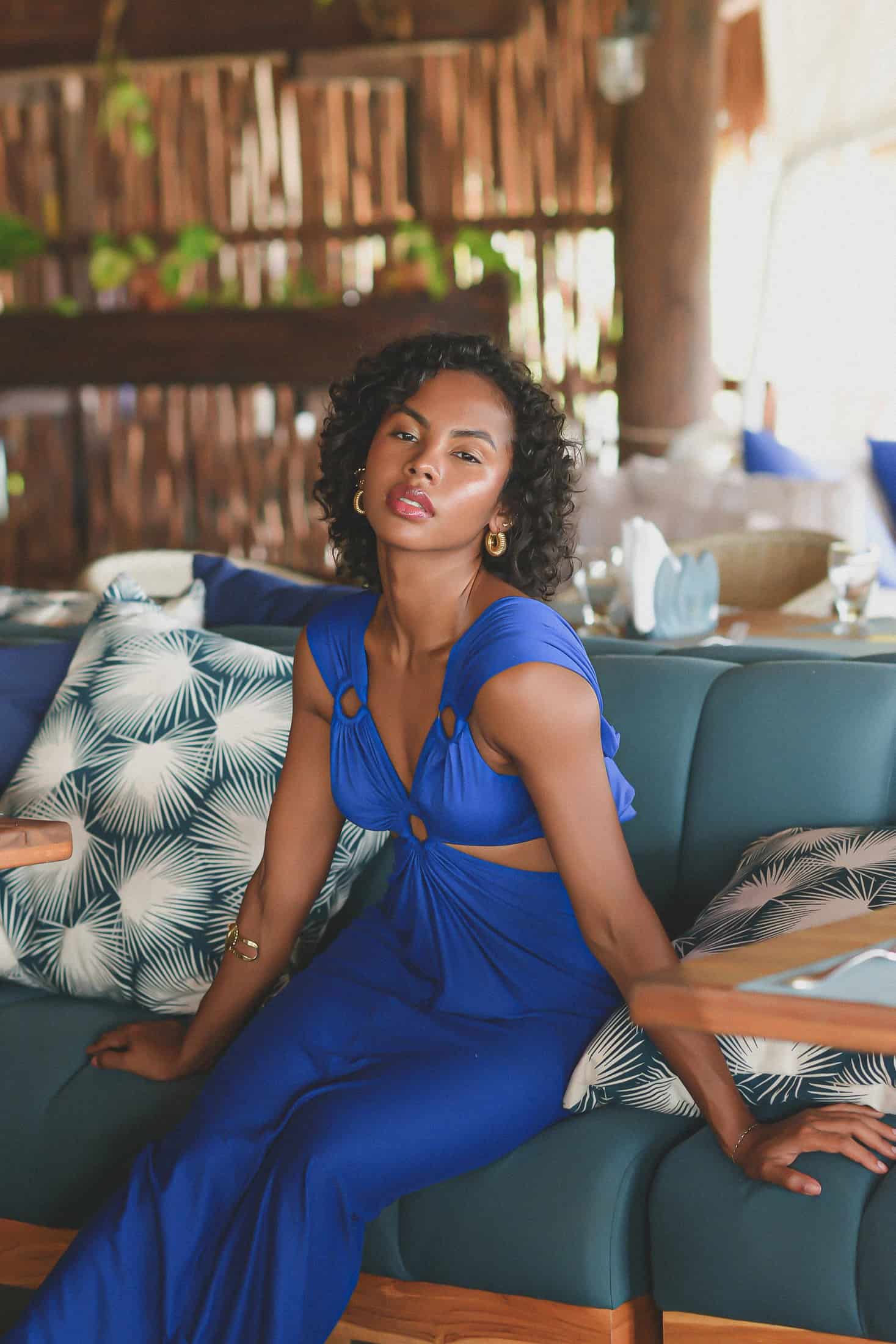 Tulum dress - Blue - miniatura 3