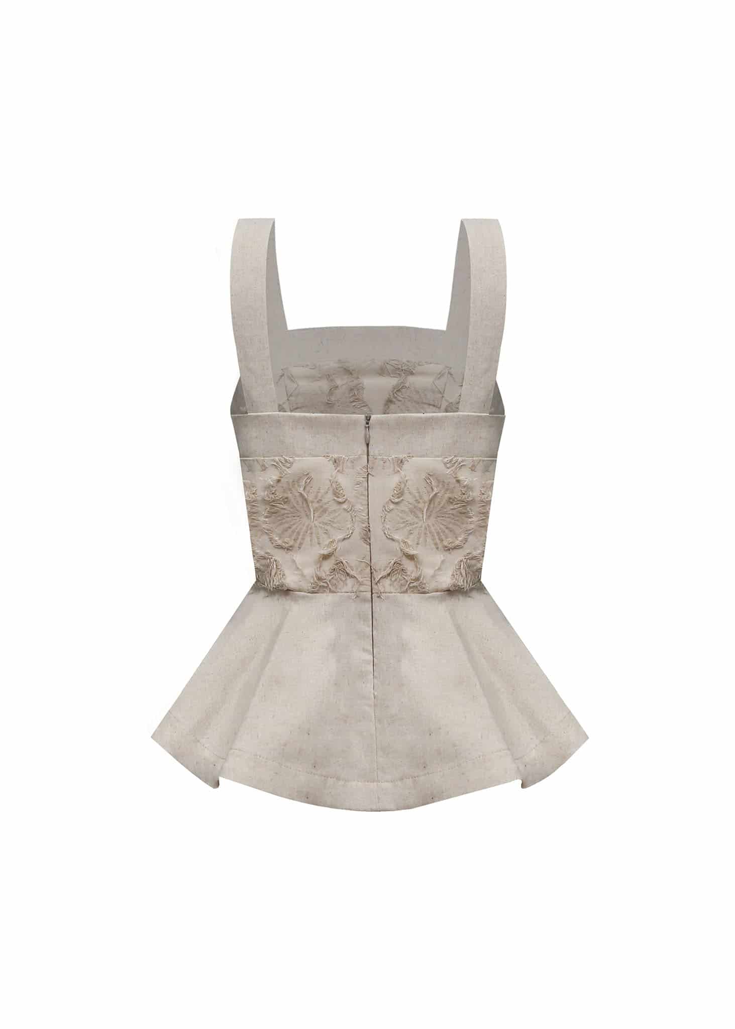 Blusa Fringed Sand - miniatura 3